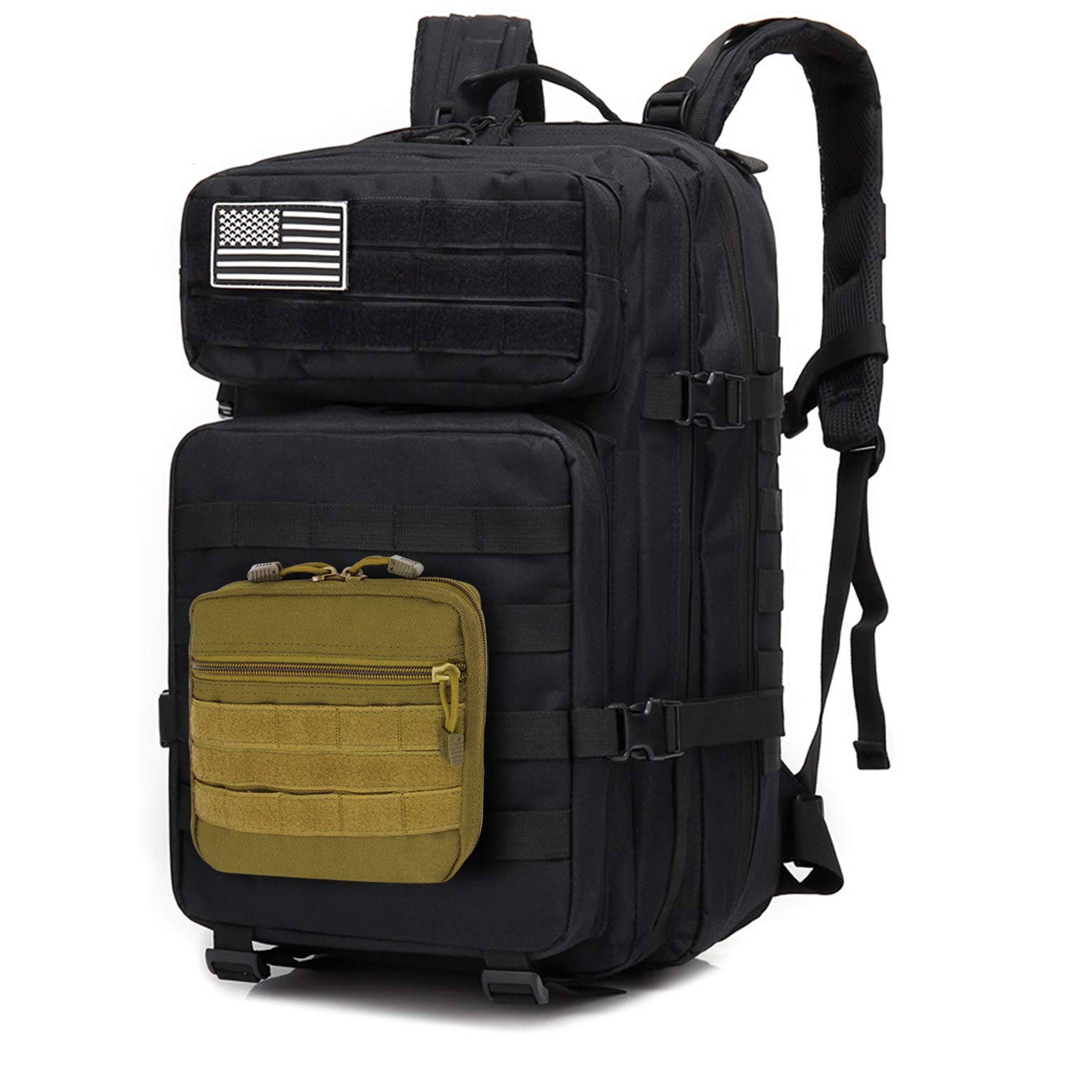 Tactical MOLLE Admin Pouch - Durable EDC Tool Bag for Outdoor, Hiking, Camping & Military Use