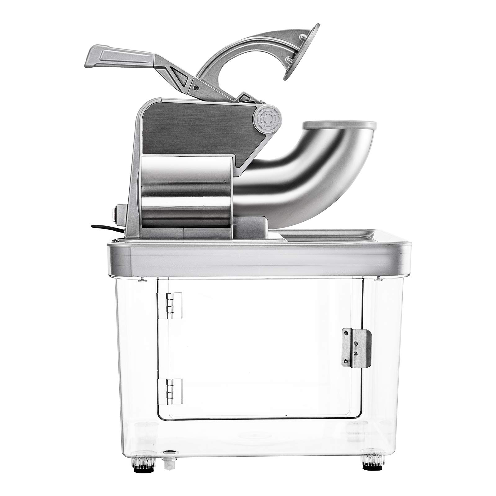 VEVOR 110V Commercial Ice Crusher 661LBS/H, ETL Certified 300W Electric Snow Cone Maker with Dual Stainless Steel Blades - Heavy Duty Shaved Ice Machine for Home, Restaurants, Bars - Perfect for Parties, Cocktails, and Summer Treats
