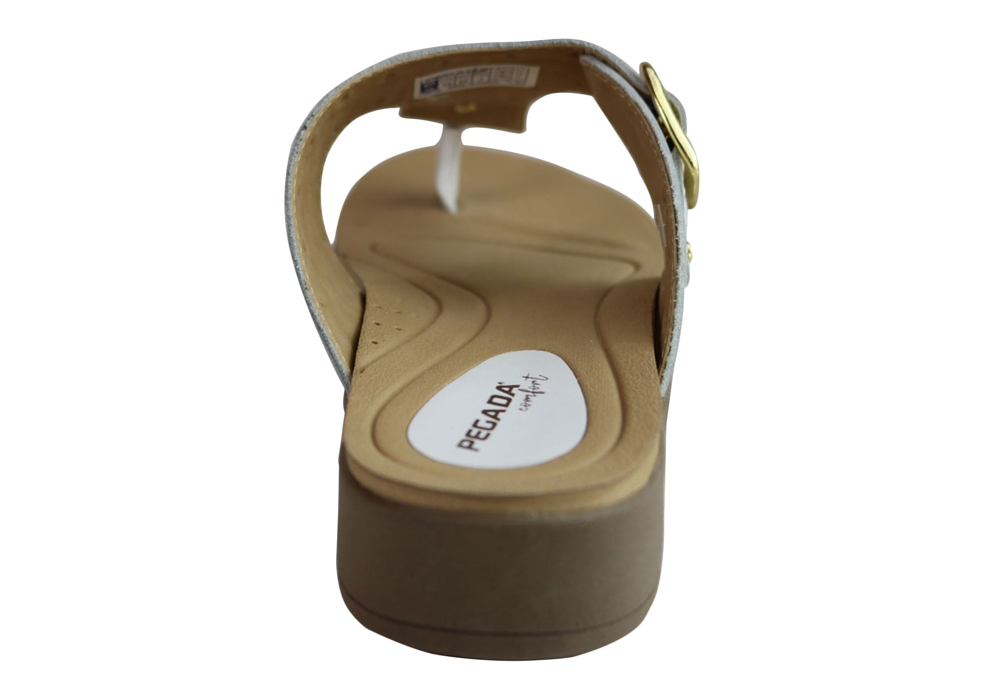 Jess Women's Cushioned Leather Sandals - Comfortable Flip Flops Made in Brazil - Perfect for Beach, Vacation & Summer Outfits