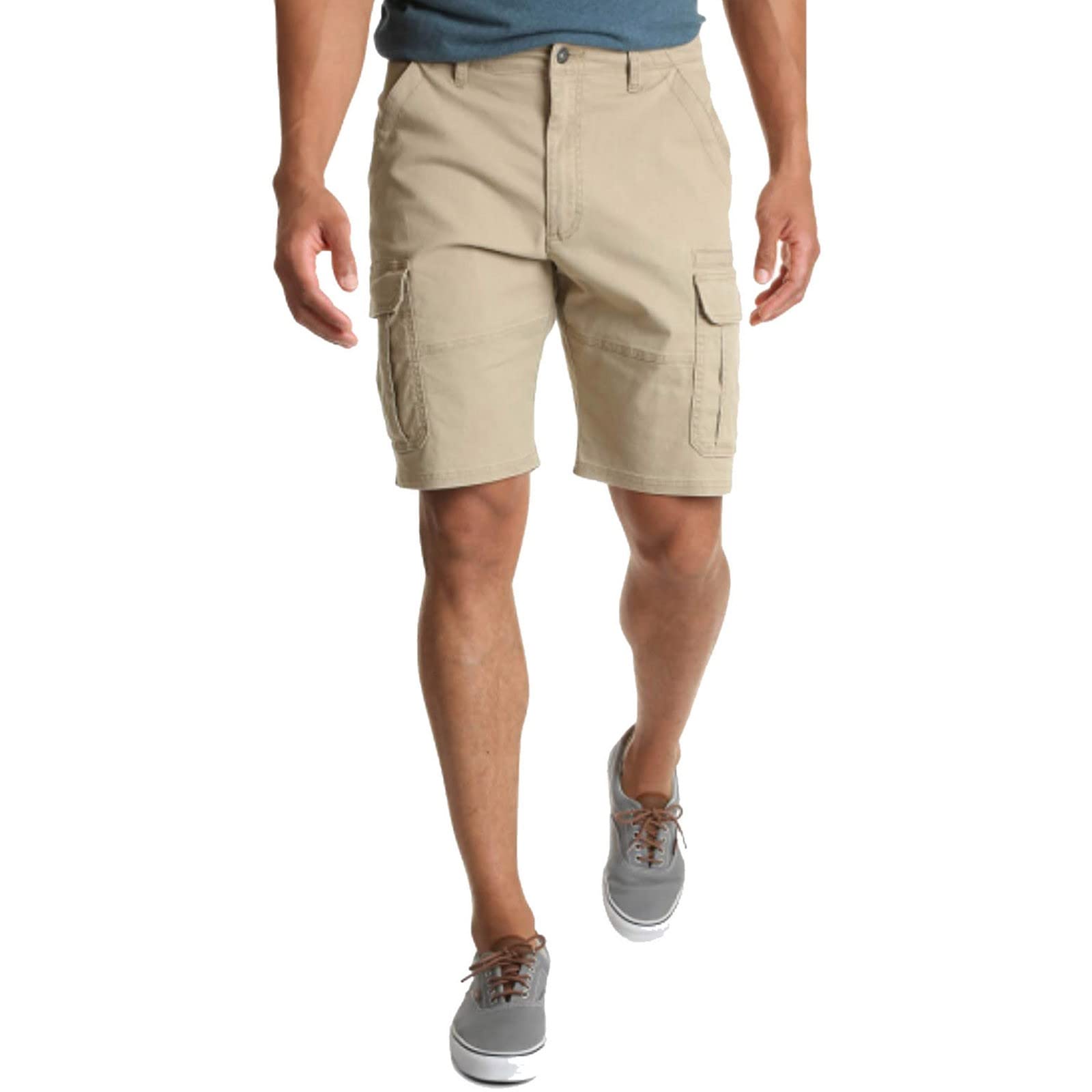**Men's Cargo Shorts - Stretchable Loose Fit Casual Summer Shorts for Jogging & Outdoor Activities | Classic Boxer Shorts for Men & Boys in White**