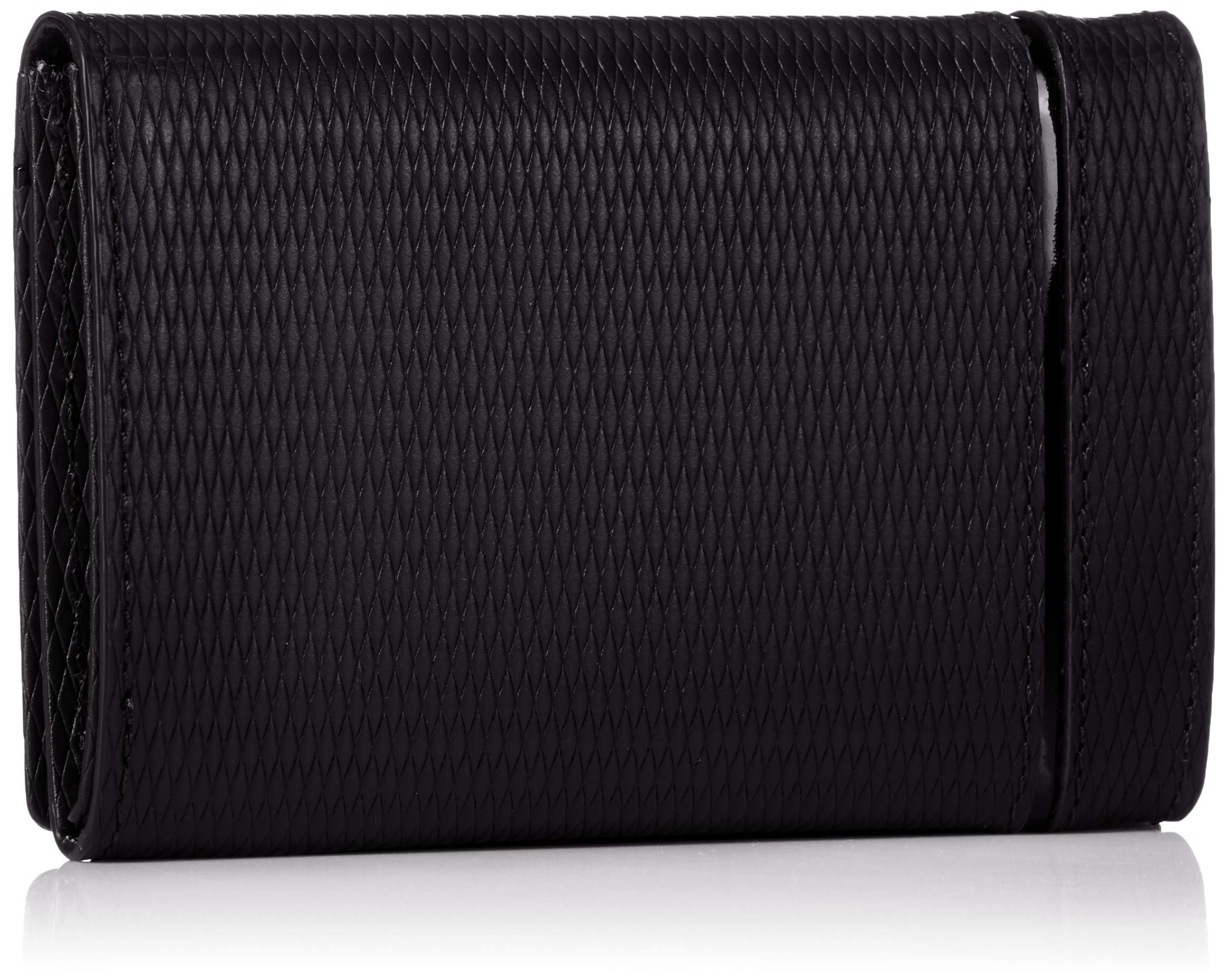 Premium Men's Leather Business Card Holder - RFID Blocking Slim Wallet Case for Professional Networking & Business Meetings