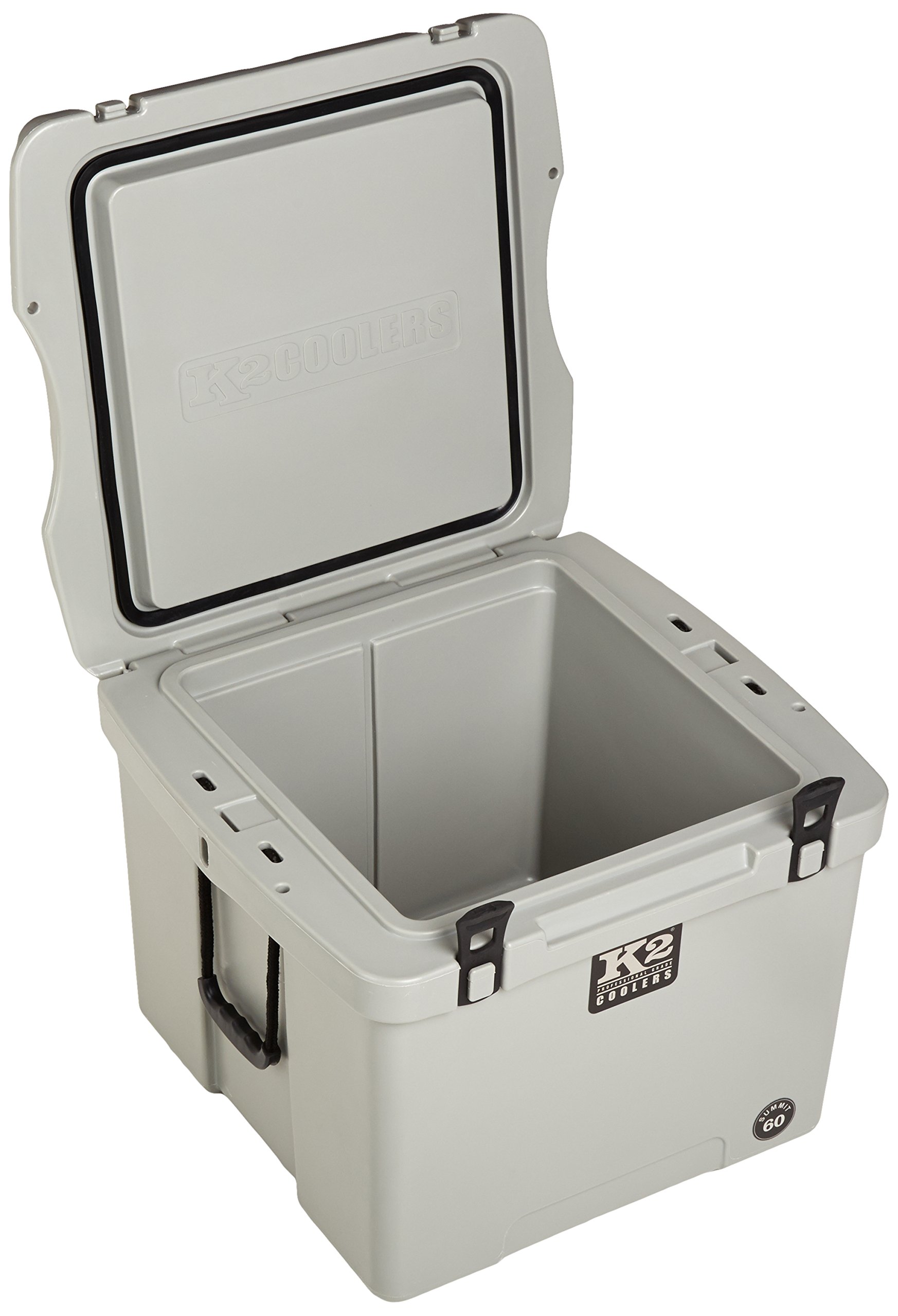 K2 Coolers Summit 60 Quart Rolling Cooler - Heavy Duty Insulated Ice Chest for Camping, Beach, Tailgating & Outdoor Adventures - Keeps Ice for 7+ Days