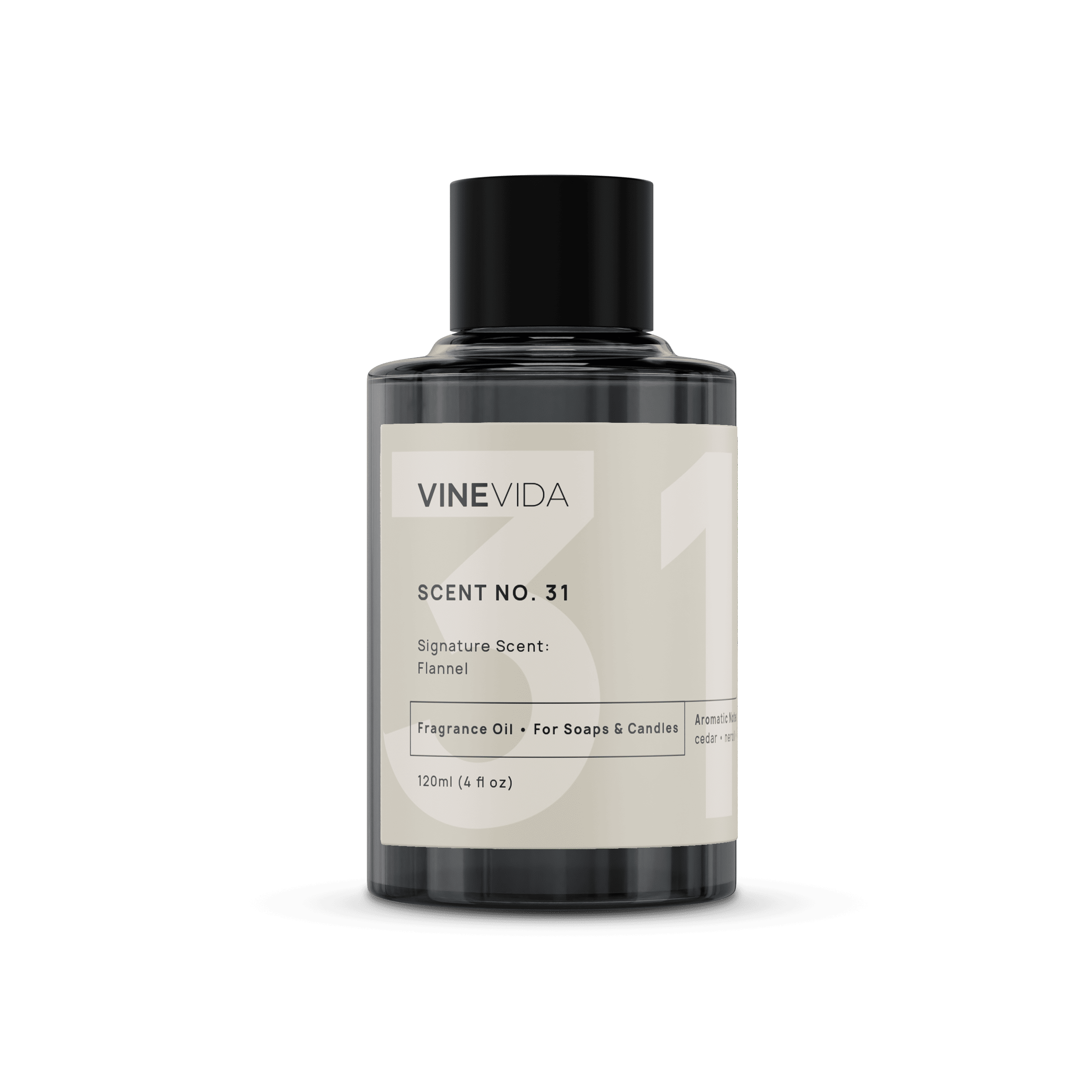 Premium No. 31 Fragrance Oil for Handmade Soaps, Candles & Diffusers - Flannel Scented Essential Oil for Home, Spa & Aromatherapy Use