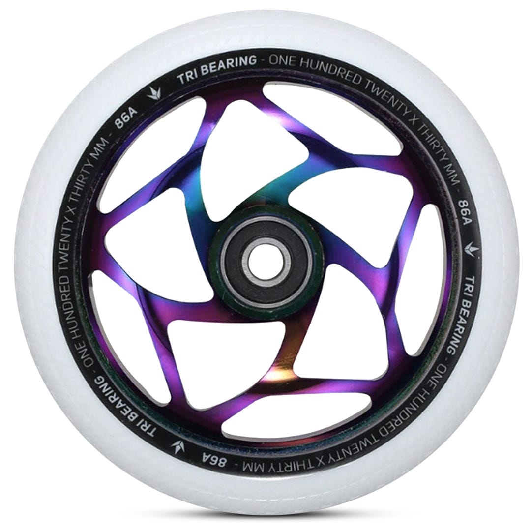 Envy Tri Bearing Wheels 30mm Wide - High Performance Skateboard Wheels for Smooth Riding & Tricks | Perfect for Street Skating, Park Riding & Cruising