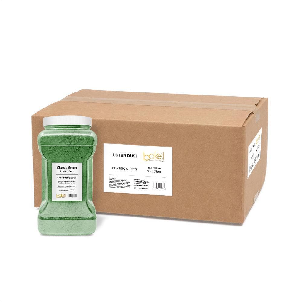 Premium Classic Green Luster Dust for Cake Decorating - Edible Food Grade Glitter Powder - Perfect for Wedding Cakes, Cupcakes & Dessert Decorations