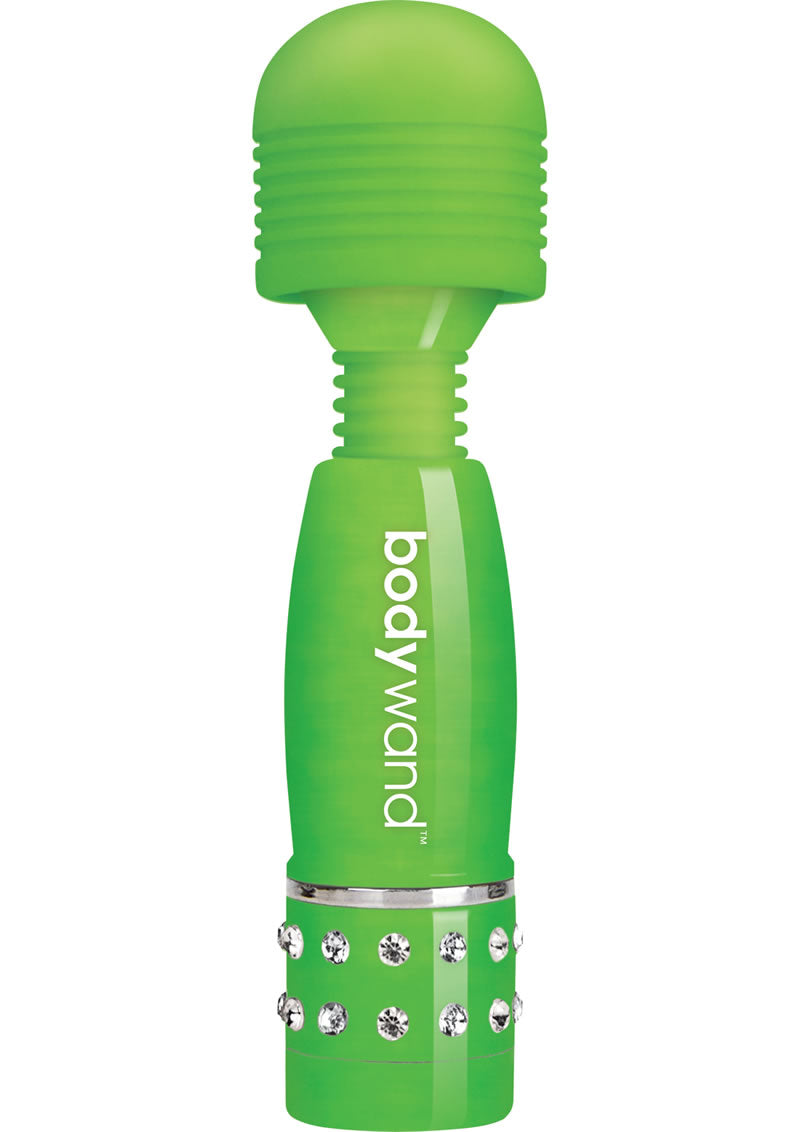Bodywand Mini Wand Massager - Rechargeable Personal Massager with 10 Vibration Modes, Glow in The Dark Design for Relaxation & Pain Relief - Perfect for Home Spa, Muscle Recovery & Stress Relief