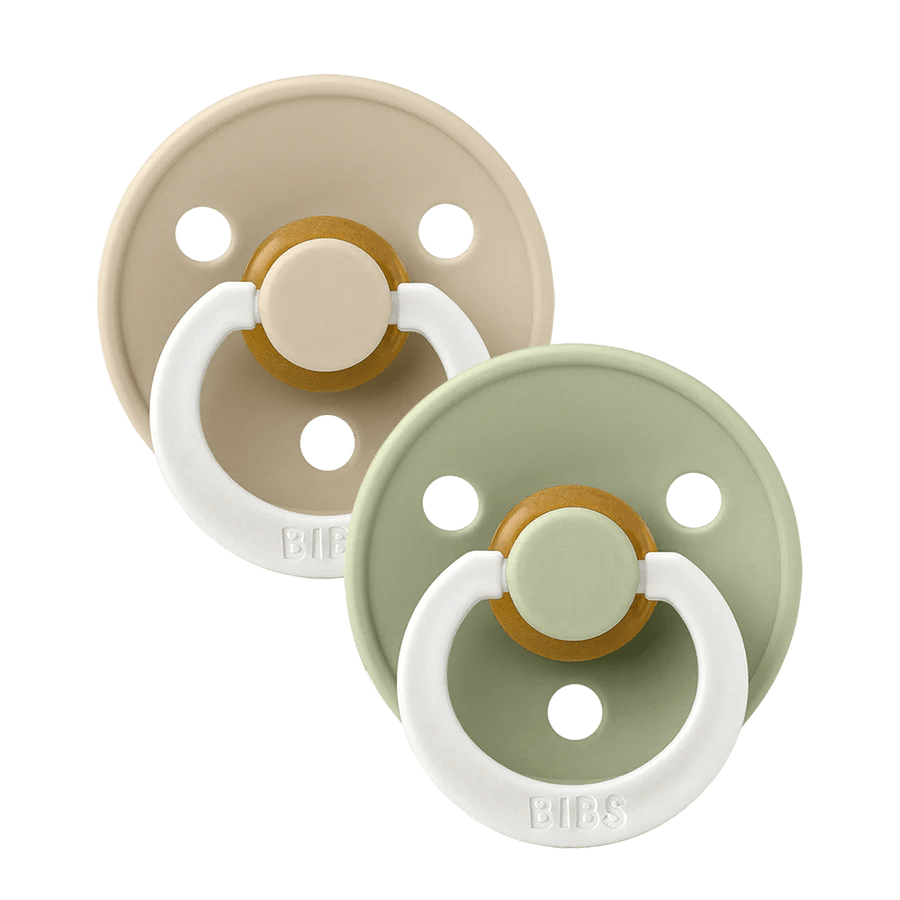 2 Pack Baby Bibs and Pacifiers Set - Size 6 (18 Months) for Feeding & Soothing - Perfect for Daycare, Travel & Home Use