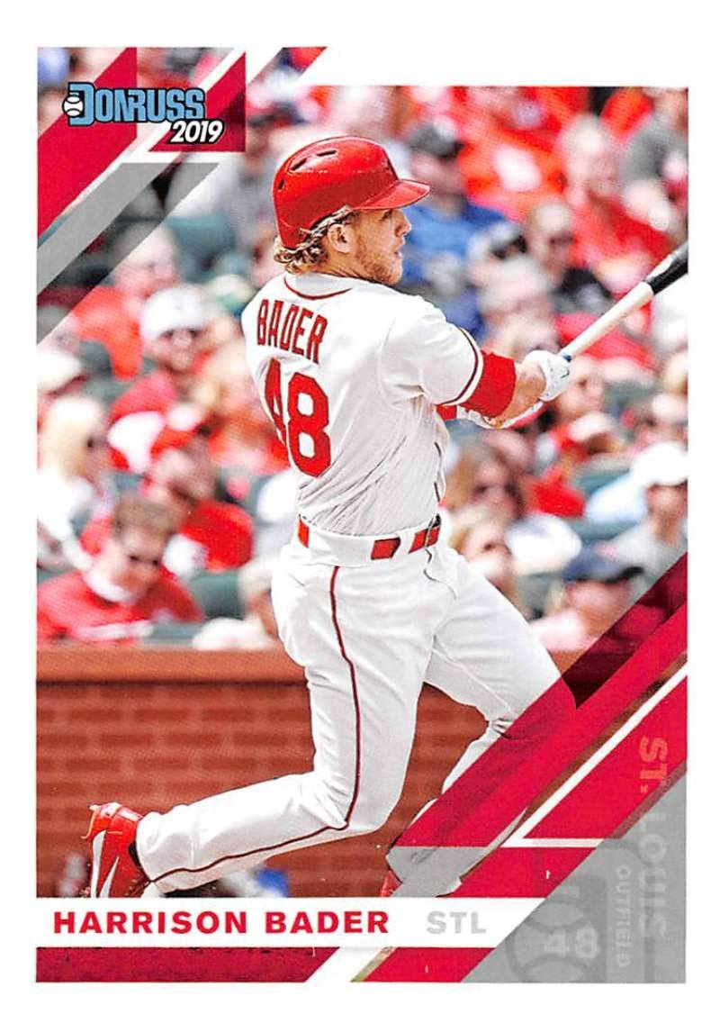 2019 Donruss Baseball Card #199 Harrison Bader - Cardinals Collectible for Sports Fans