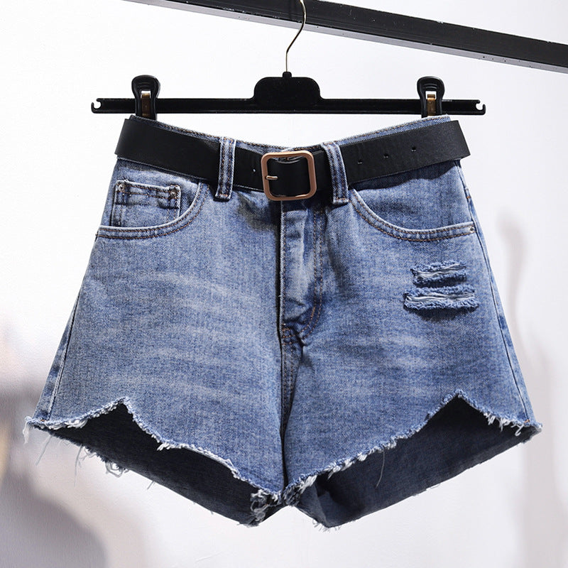 Women's Distressed Denim Shorts - High Waisted Ripped Jean Shorts for Women | Perfect for Summer Outfits, Casual Wear & Beach Vacations