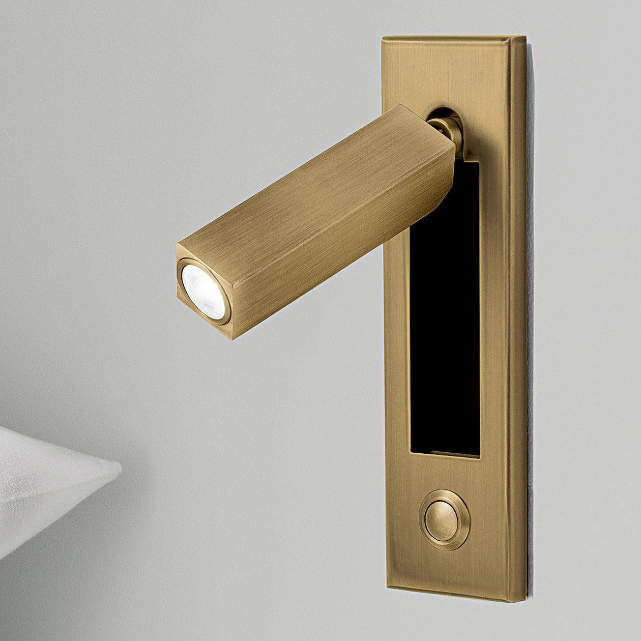 Modern LED Wall Sconce Light for Bedroom - Dimmable Reading Light with USB Port - Perfect for Night Reading, Nursery Room, and Hotel Decor