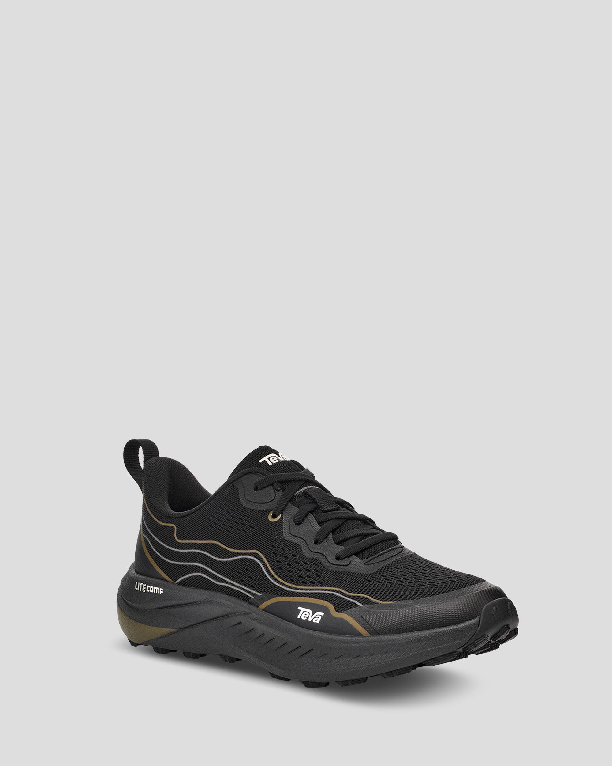 Men's Teva Trailwinder Low Hiking Shoes - Lightweight Water-Resistant Outdoor Footwear for Hiking & Trail Running (Black/Anthracite) | Perfect for Day Hikes & Adventure Travel
