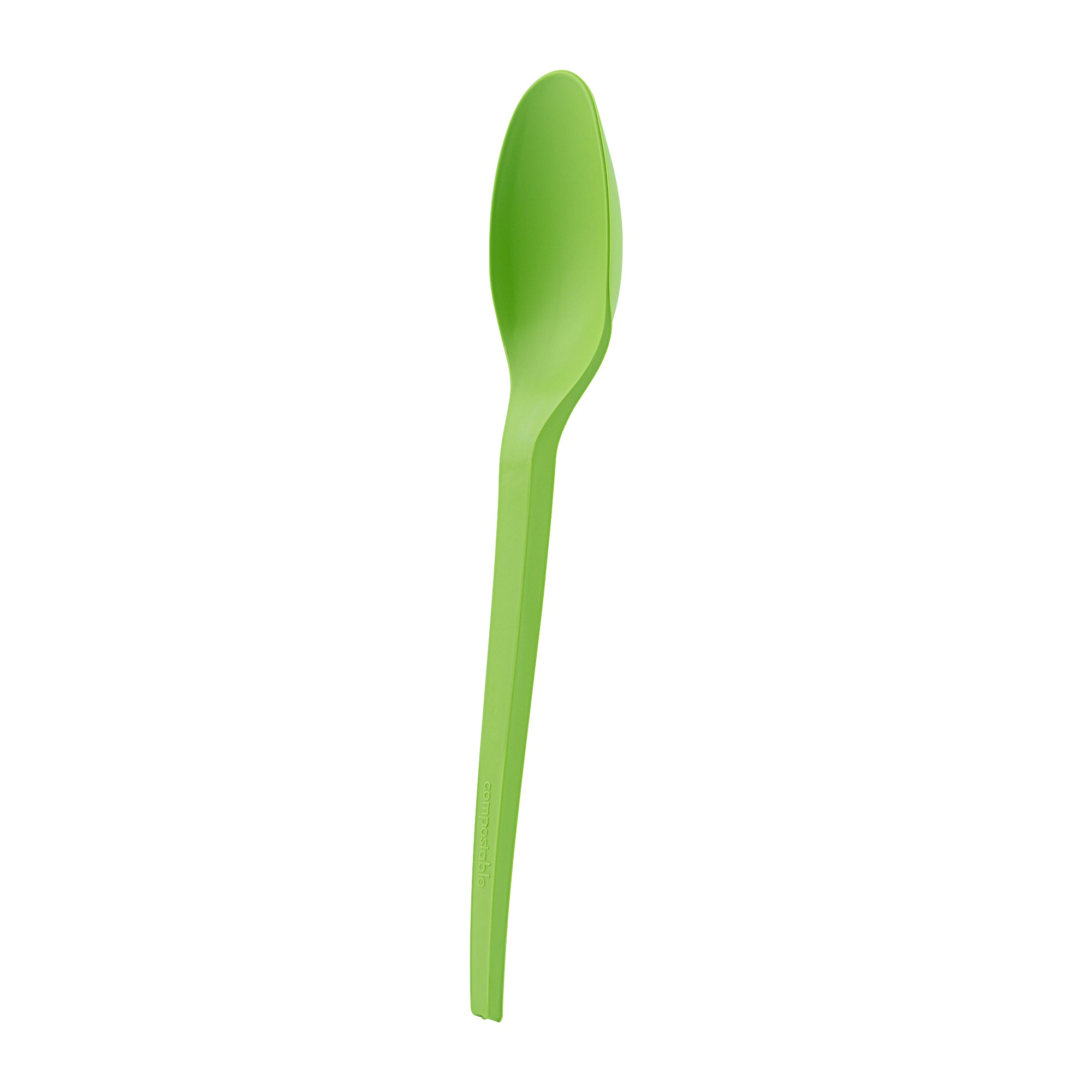Eco-Friendly Compostable CPLA Plastic Spoons - 250 Count, Heat Resistant, 6.5 Inches - Perfect for Parties, Picnics & Sustainable Dining