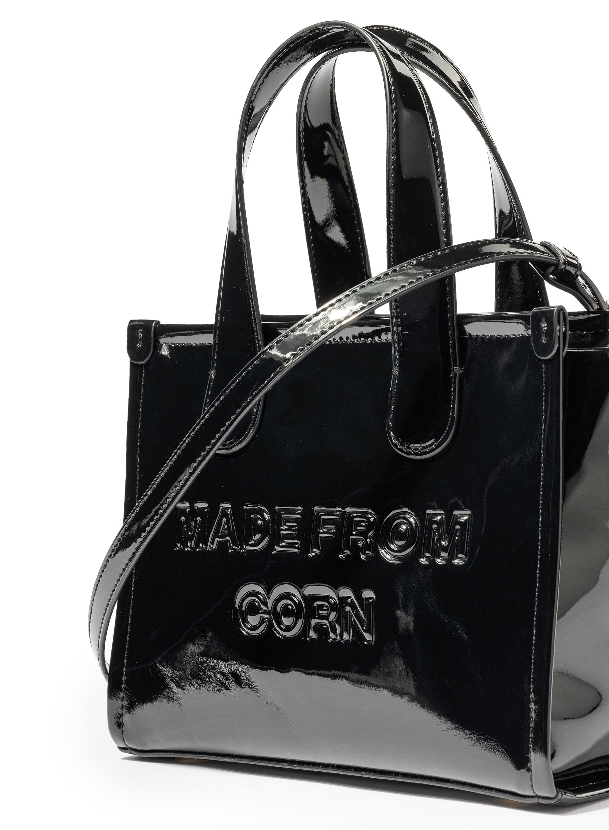 Alma M Vegan Leather Tote Bag for Women - Black | Stylish & Eco-Friendly Handbag for Work, Travel & Everyday Use