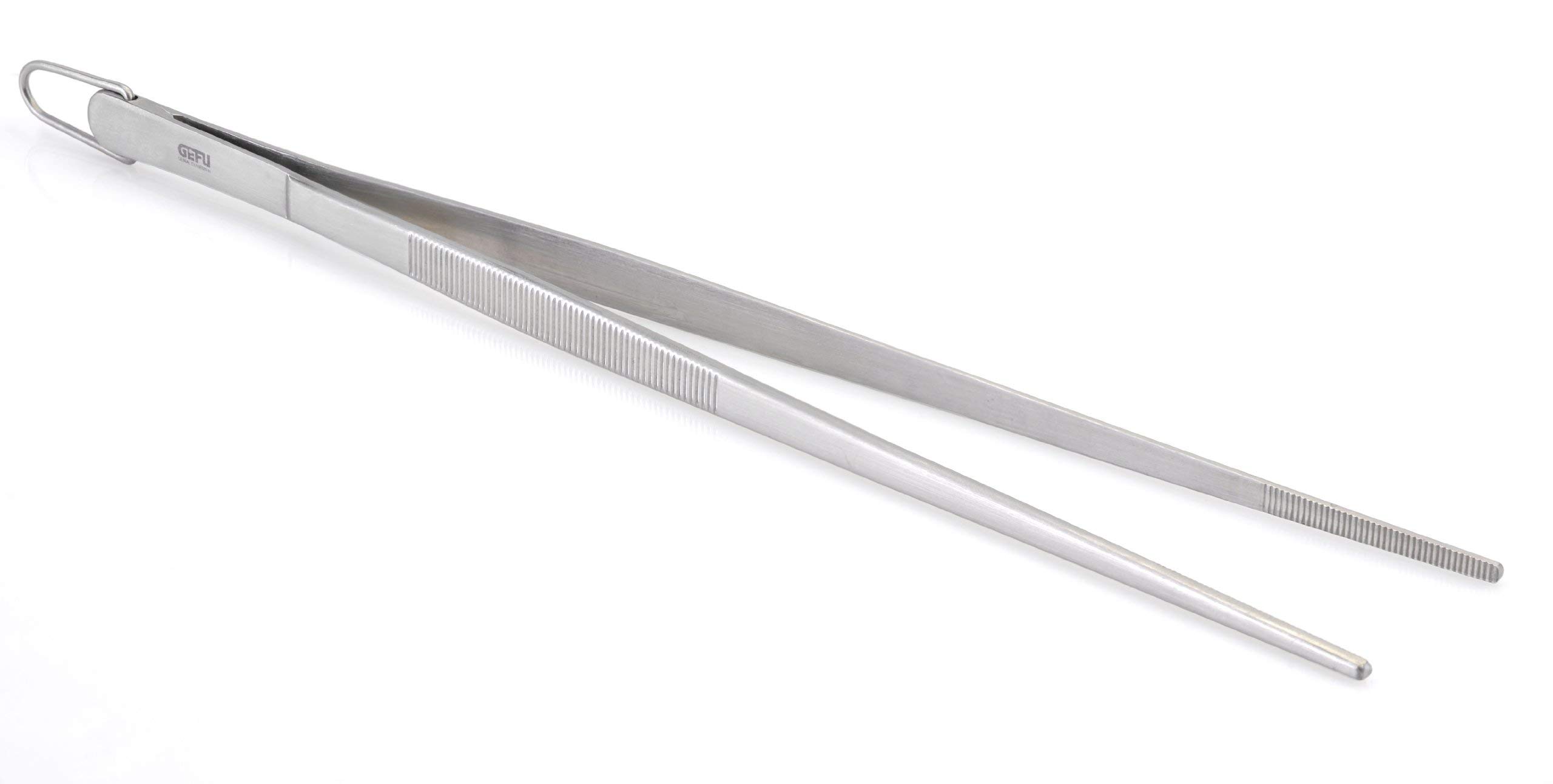 Premium Stainless Steel Kitchen Tweezers - SOCO Professional Cooking Tweezers for Precision Plating, Garnishing & Food Handling - Ideal for Chefs, Home Cooks & Culinary Enthusiasts