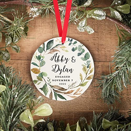 Engaged Christmas Ornament