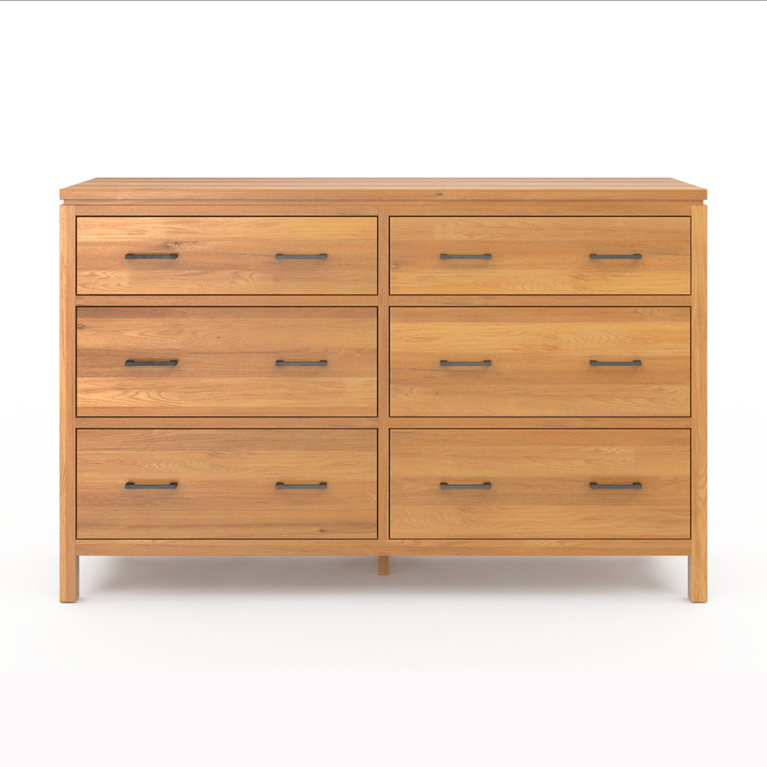 2 Drawer West Elm Inspired Dresser - Modern Bedroom Nightstand or Entryway Storage Cabinet for Home Decor