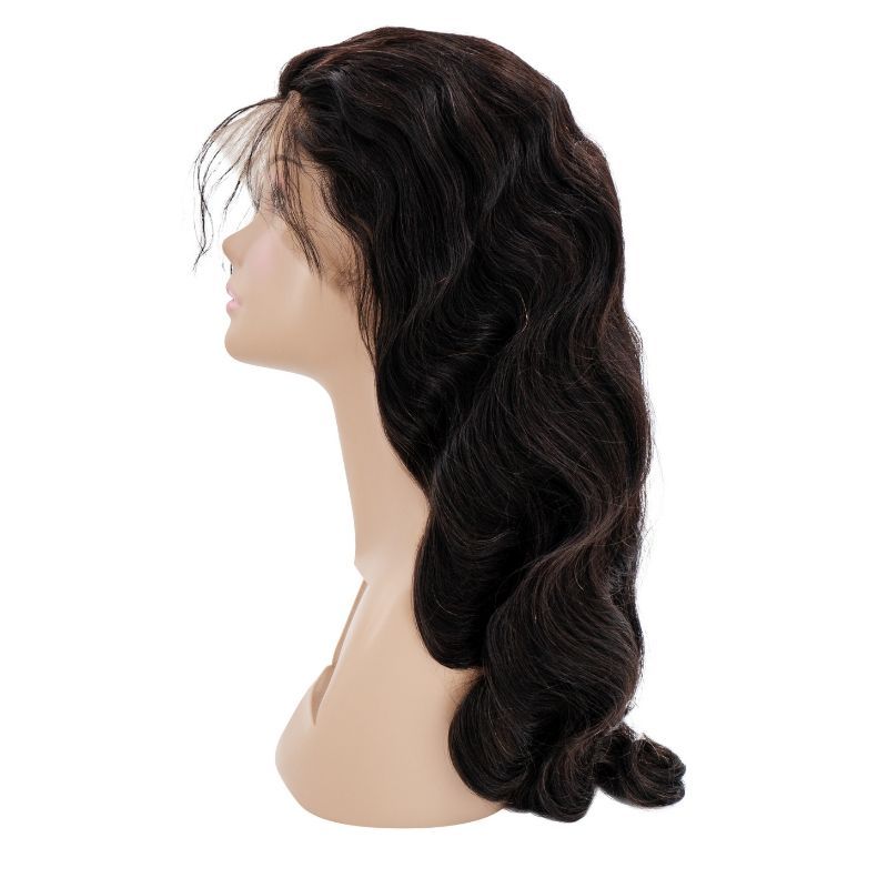 Body Wave Full Transparent Lace 100% Human Hair Wig - Natural Looking Wavy Hairpiece for Women | Perfect for Daily Wear, Cosplay & Special Occasions