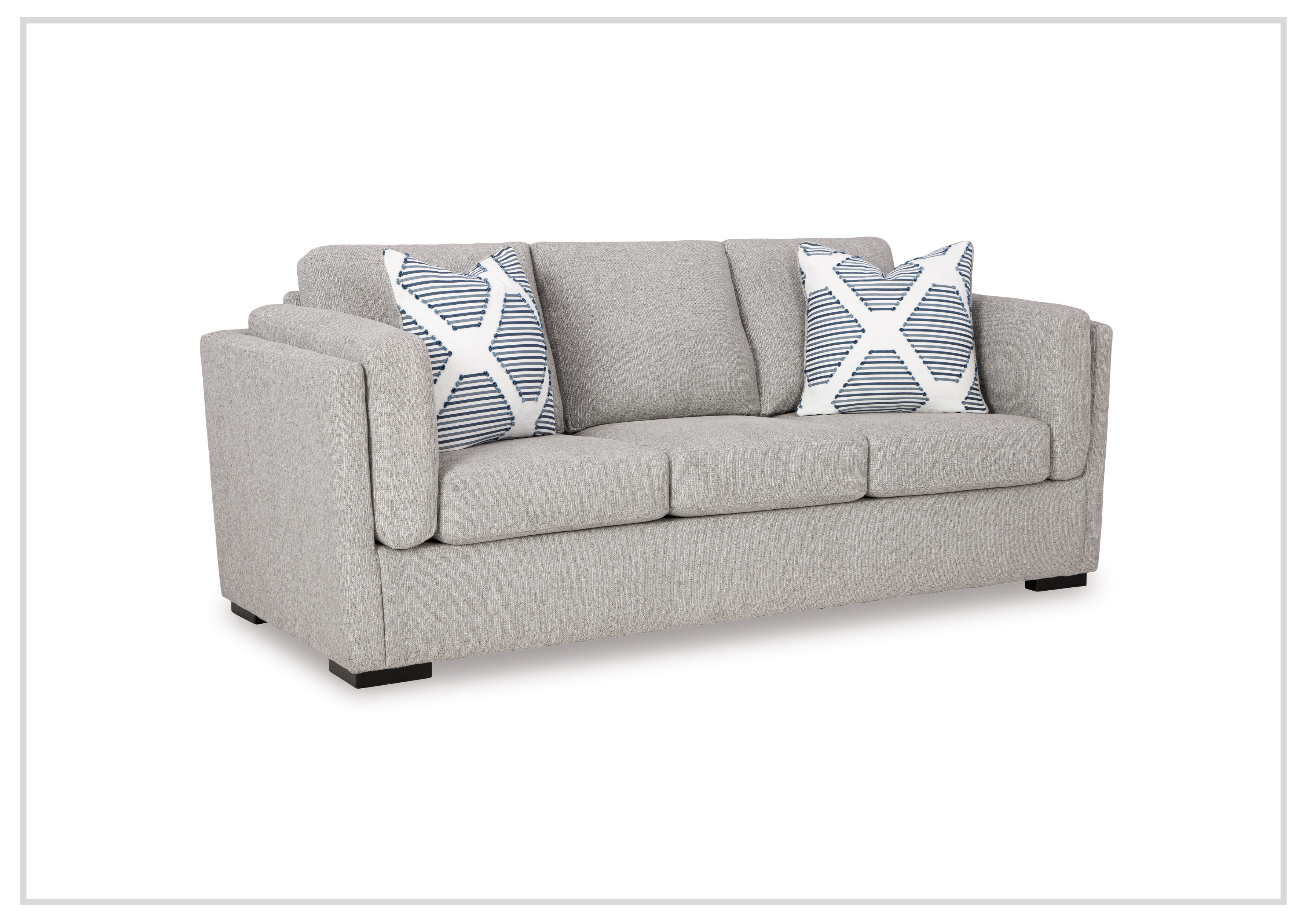 Gio Italia Eliano 3-Seater Fabric Sofa - Modern Living Room Furniture for Small Spaces | Comfortable Couch for Apartments, Condos & Cozy Homes