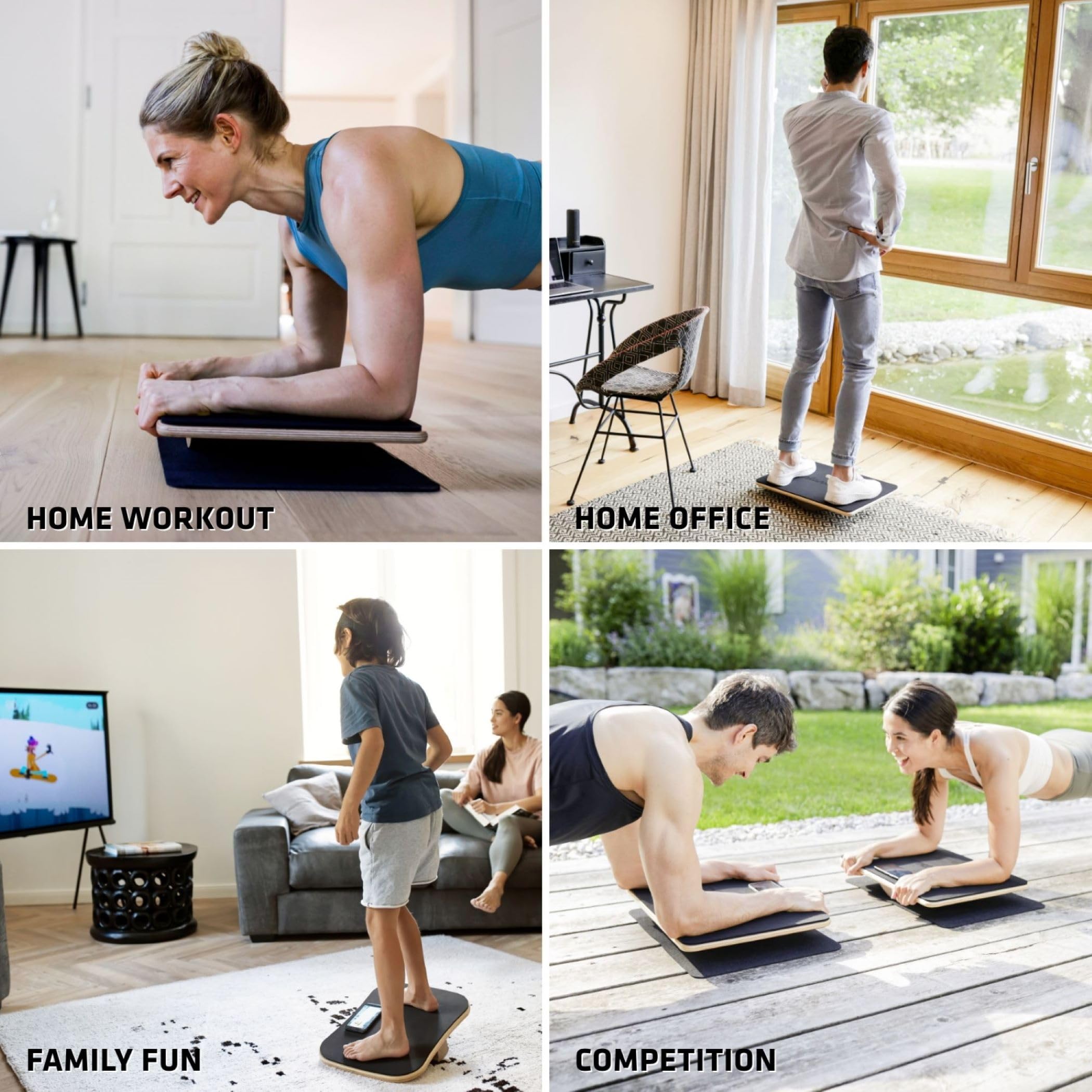Plankpad PRO - Core Fitness Balance Board with Free iOS/Android App & 10 Interactive Games - Dynamic Abs Workout & Full-Body Training - Only 3 Minutes Daily - Perfect for Home Gym, Office Workouts & Rehabilitation Exercises