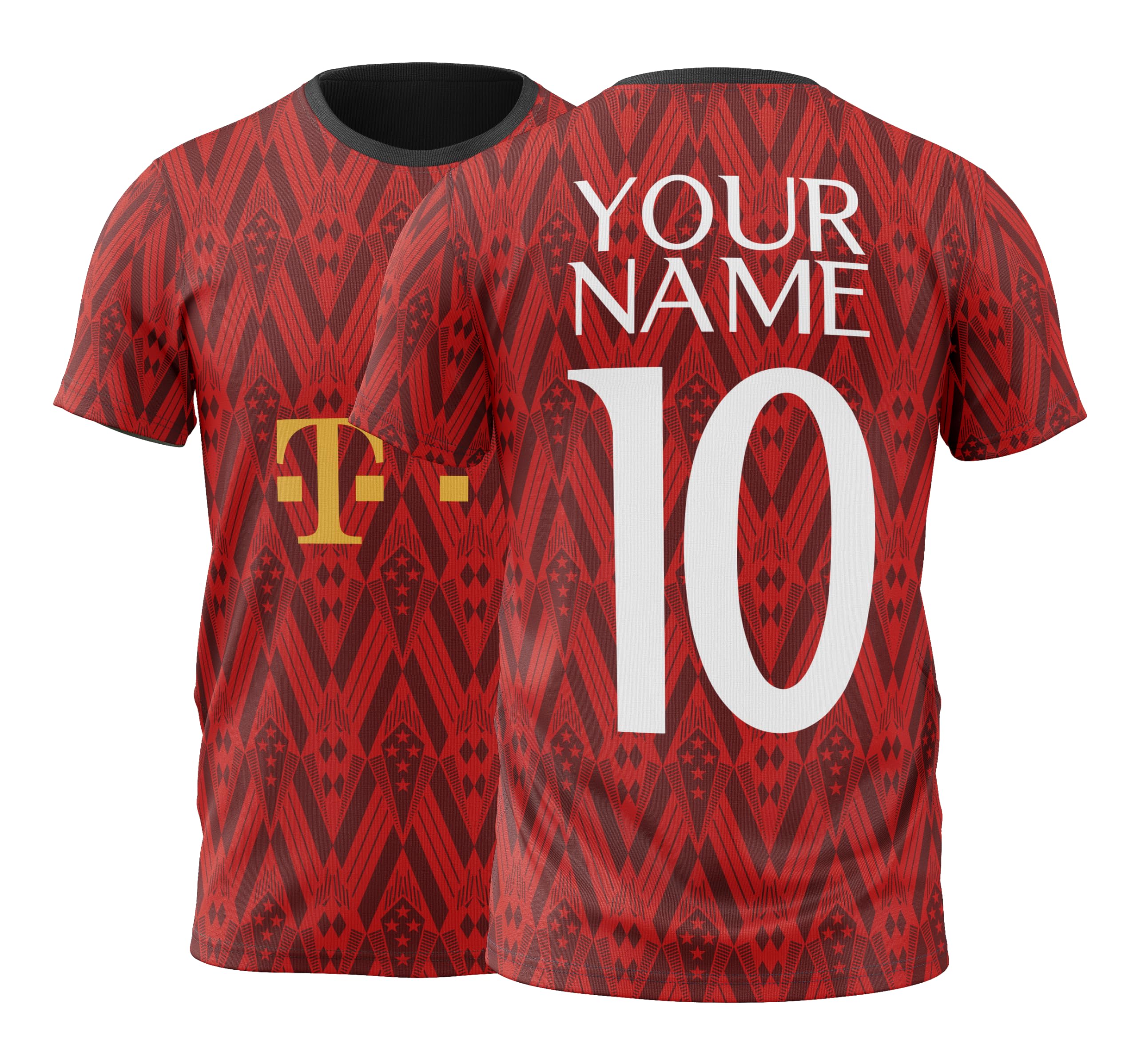 Custom Bayern Munich Soccer Jersey for Kids - Fan T-Shirt Football Shirt in Multiple Sizes - Perfect for Match Days, Birthday Gifts & Team Support