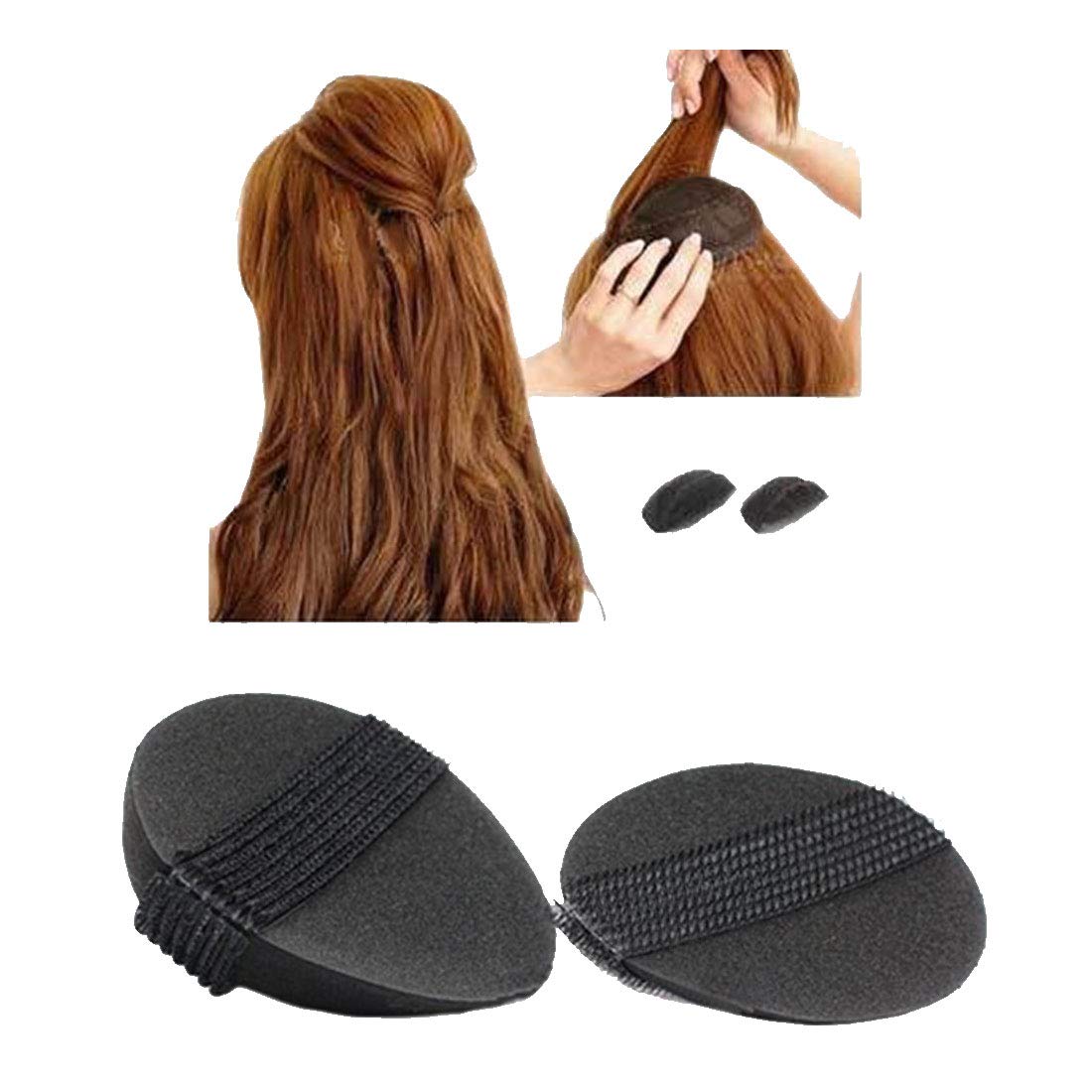 GadinFashion™ 5-Pack Hair Puff Maker & Bumpits Hair Styling Tool Set - Volumizing Hair Accessories for Women & Girls (Perfect for Parties, Weddings & Everyday Hairstyles)