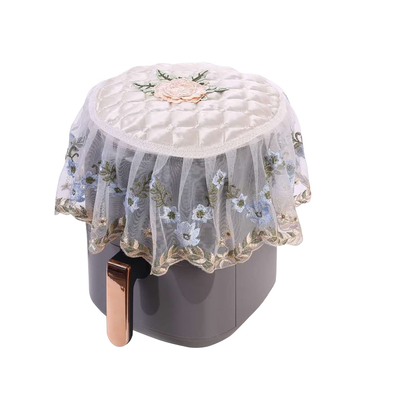 Non-Slip Air Fryer Dust Cover - Blue Protective Cover for Air Fryers | Prevents Dust & Easy to Clean | Perfect for Kitchen, RV & Outdoor Cooking