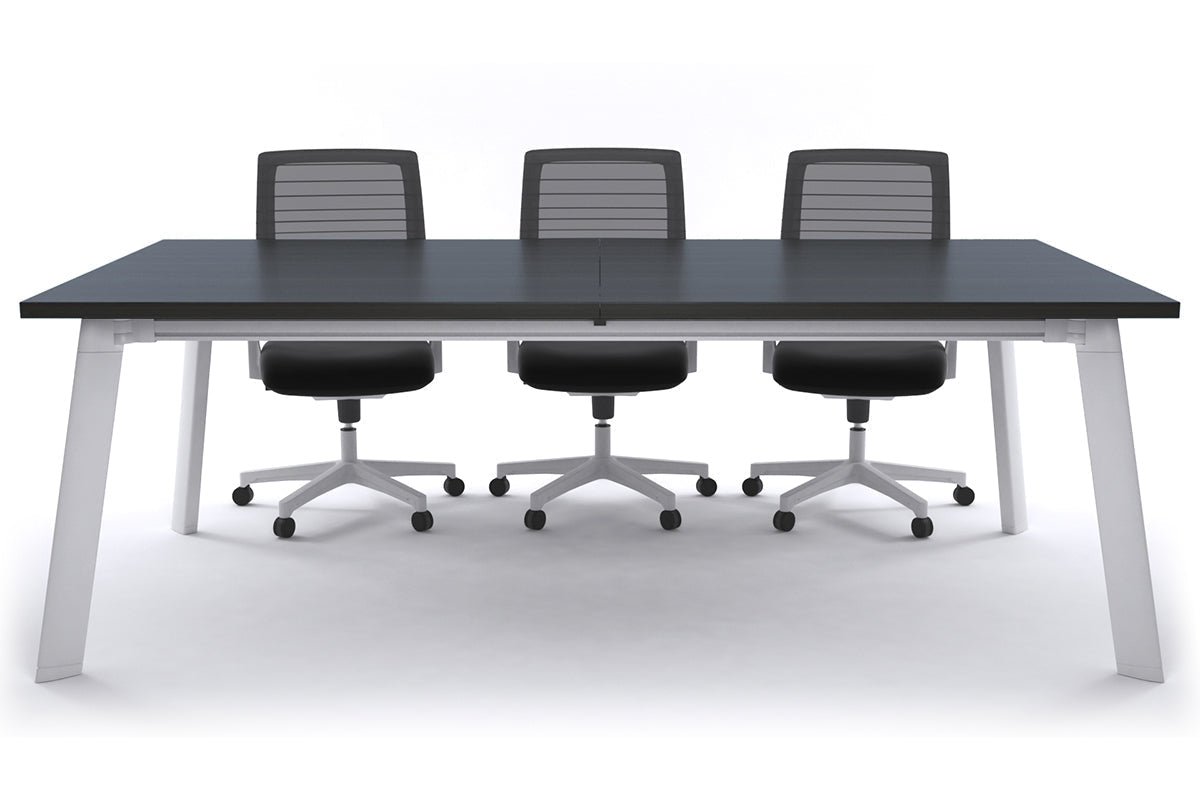 Adjustable Switch Meeting Room Table 2400L x 1200W - Modern Conference Table for Office Meetings & Collaborative Workspaces