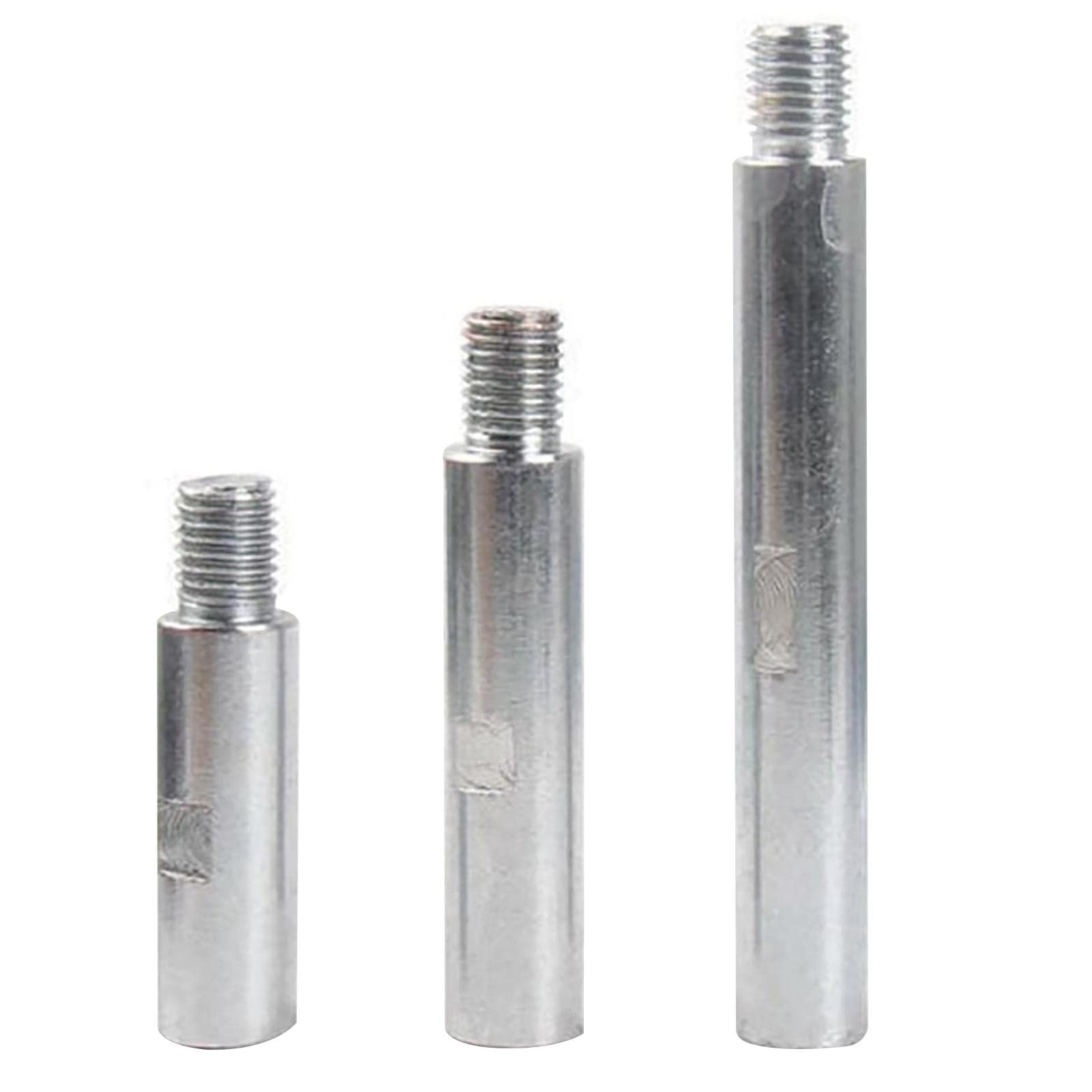 Durable M14 Angle Grinder Extension Rod Set - 3PCS Aluminum Rotary Adapter Shaft for Sanders | Easy Installation | Perfect for Woodworking, Metal Polishing & DIY Projects
