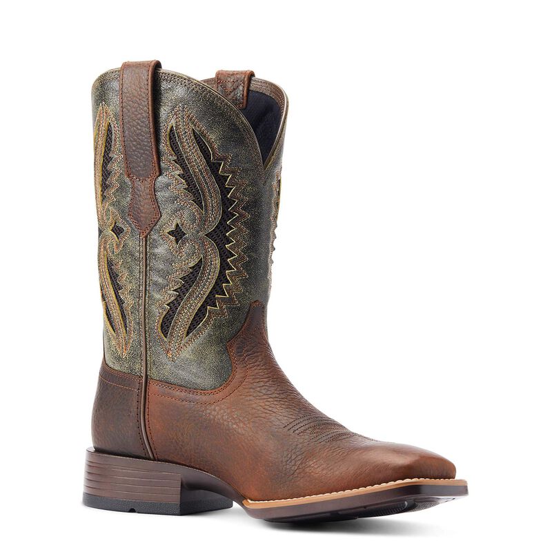 Ariat Men's VentTEK 360° Western Boots - Rowdy Rust - Comfortable & Durable Cowboy Boots for Riding, Work & Outdoor Activities