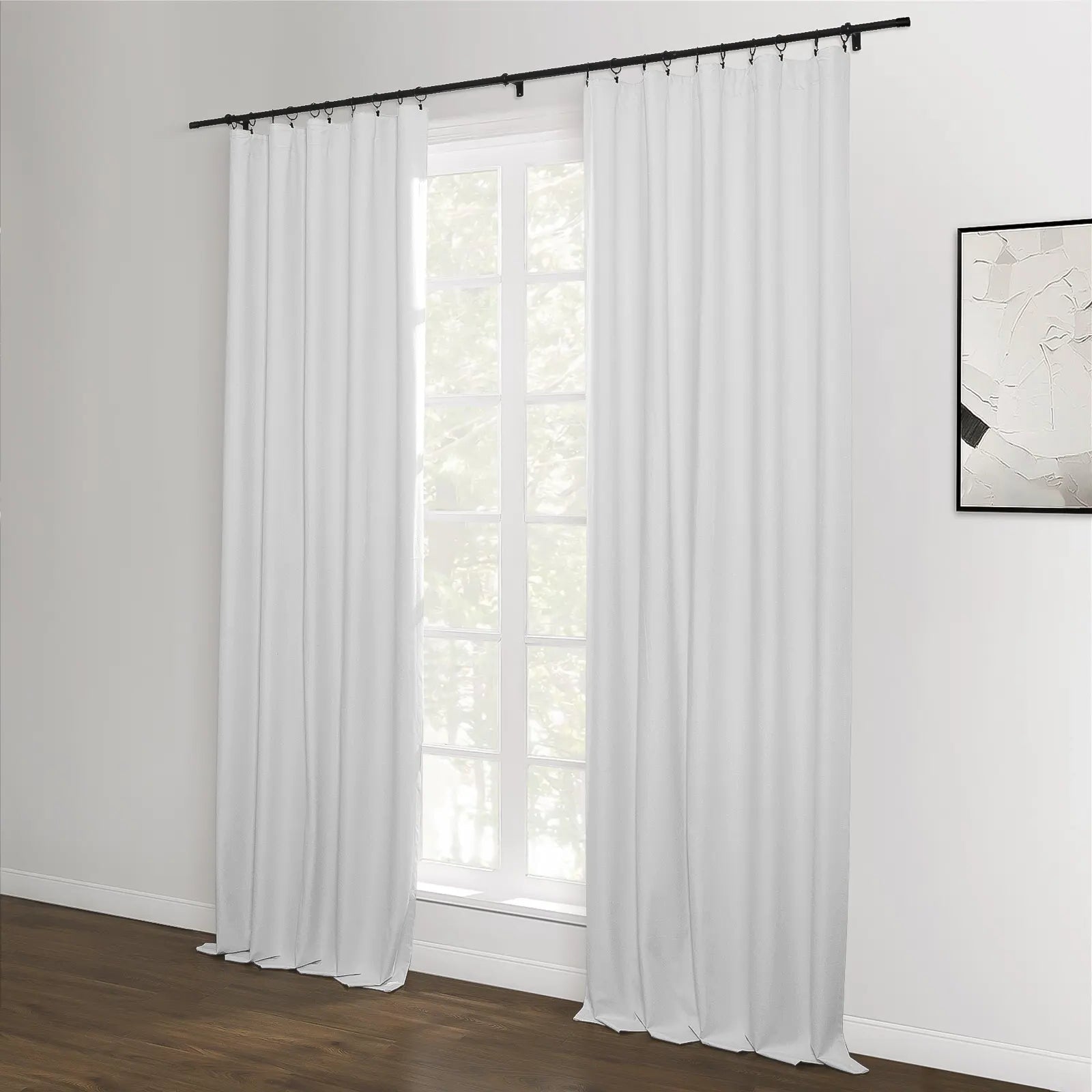 Lila 100% Blackout Curtains - Soft Blackout Drapes for Bedroom & Nursery - Light Blocking Window Treatments for Better Sleep
