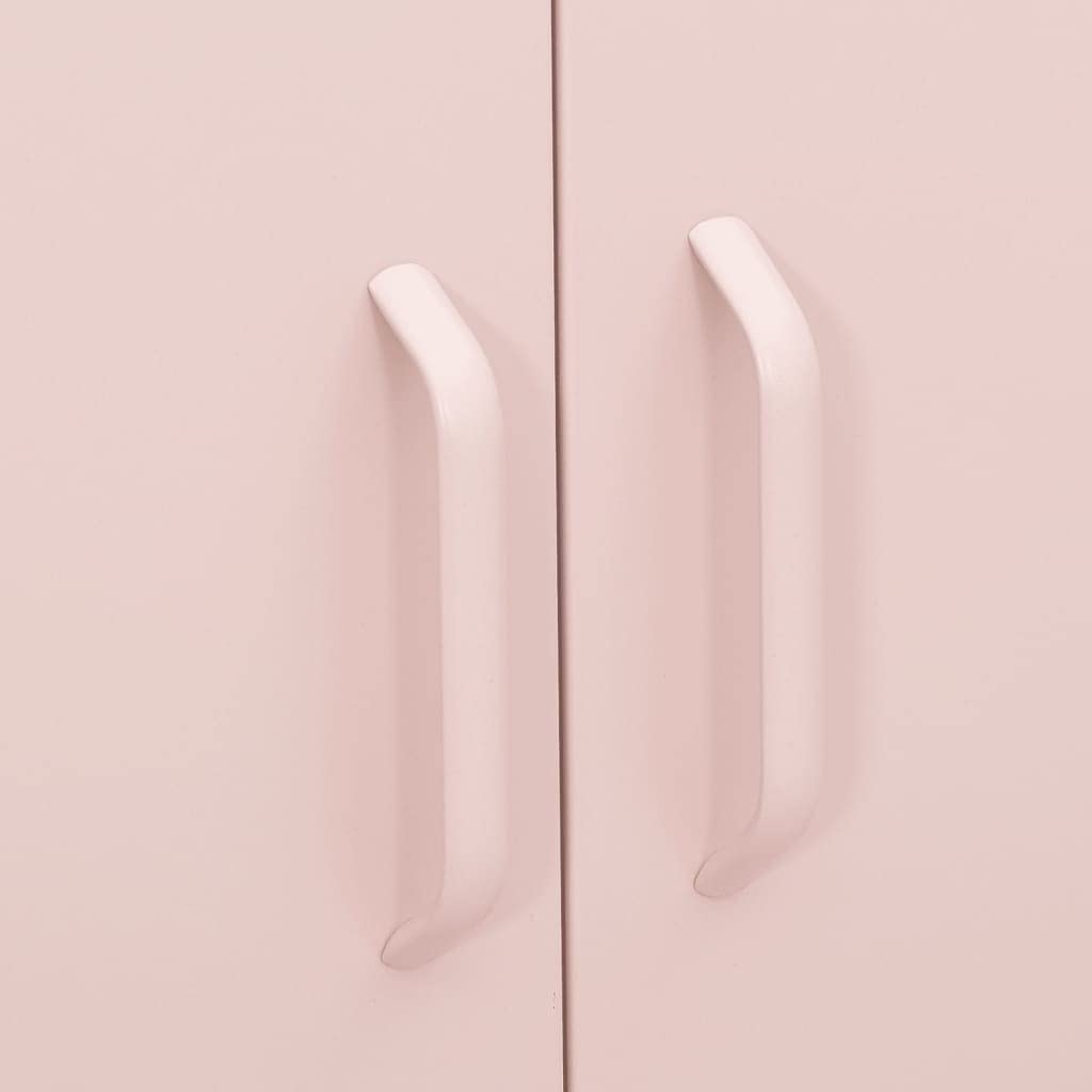 Pink Steel Storage Cabinet - 31.5