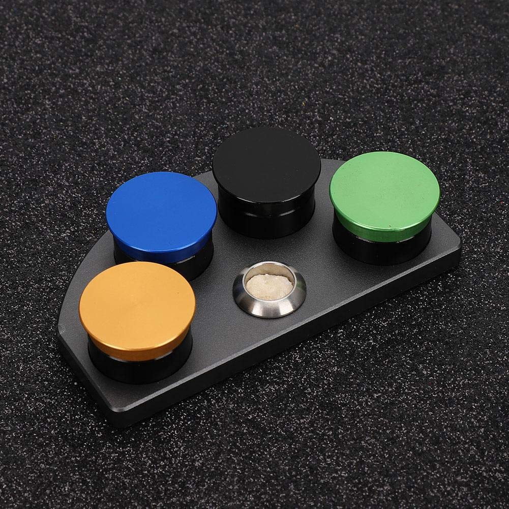 BTIHCEUOT Professional Watch Oil & Grease Cup Holders Set - 4 Dish Watch Oiler Dip Tool with Repair Kit for Watchmakers | Perfect for Watch Repair, Maintenance & Lubrication in Jewelry Workshops & Home DIY