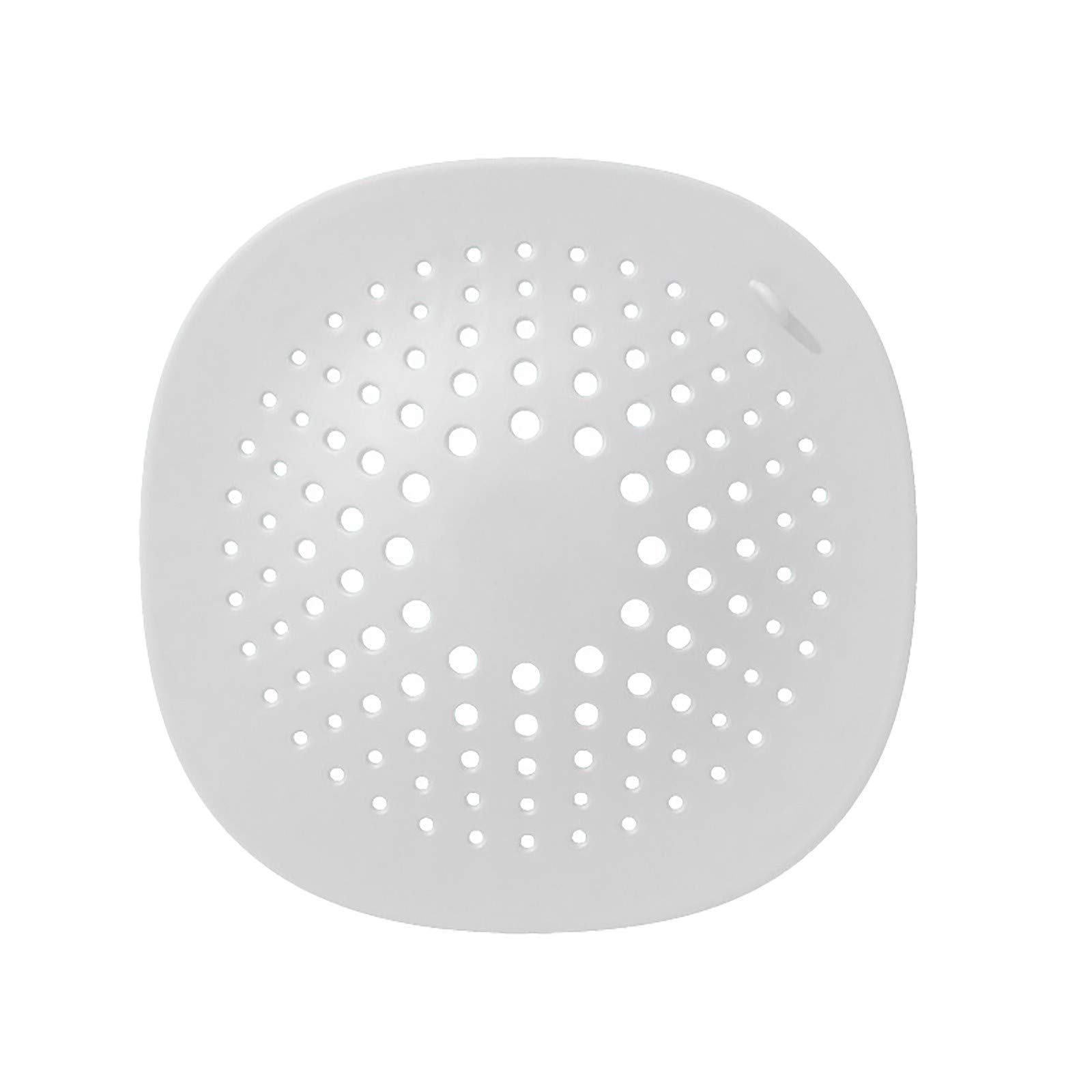 TEEGUI Kitchen Sink Drain Strainer - Bathroom Mesh Filter Cover for Hair & Debris - White One Size Sewer Grate for Kitchen, Bath & Bar - Prevents Clogs & Odors