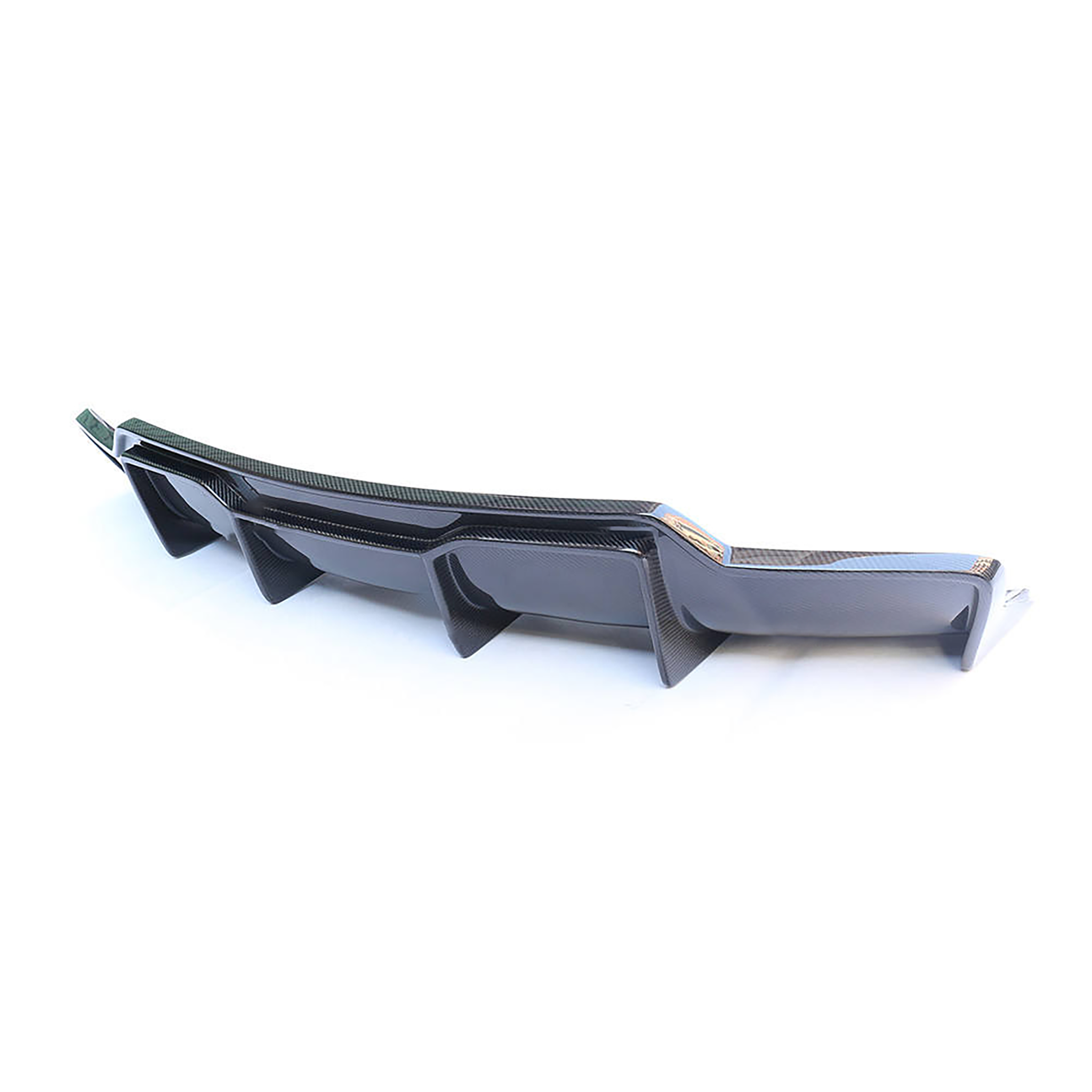 Premium Real Carbon Fiber V-Style Rear Diffuser for Tesla Model 3 (2017-2023) - Enhance Aerodynamics & Sporty Look for Street Racing & Car Shows