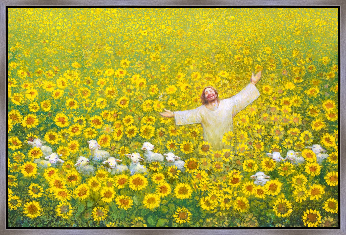 Be Glad and Rejoice Gallery Wrap Canvas Art - Inspirational Christian Wall Decor for Home, Office & Church - Perfect for Living Room, Bedroom & Gift Giving