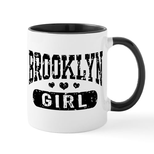 White/Black Inside - Brooklyn Girl Mug