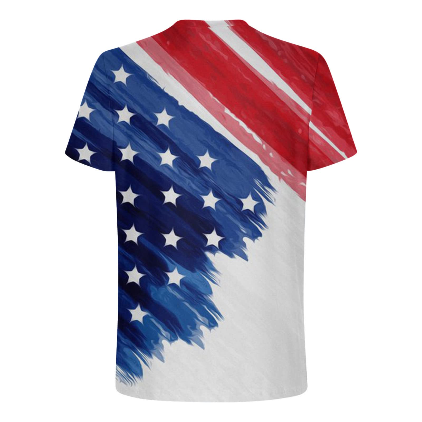 2024 American Flag T-Shirts for Men - Patriotic Graphic Tees, 4th of July Shirts, Short Sleeve Summer Tops - Perfect for Independence Day Celebrations, BBQ Parties & Casual Outings