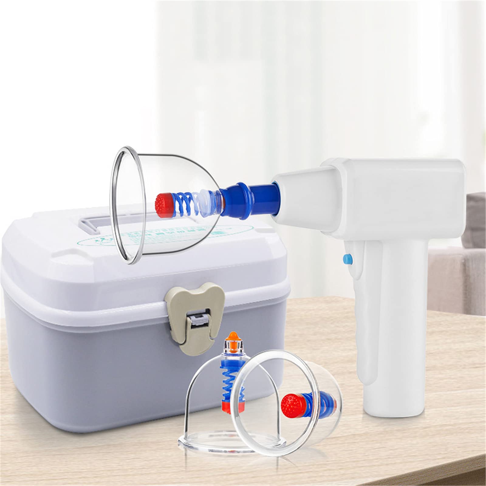 ANYURAN Electric Cupping Therapy Device - 30 Suction Cups for Pain Relief, Blood Circulation & Muscle Relaxation | Portable Vacuum Massage Gun for Home Spa, Back Pain, Cellulite Treatment & Wellness Recovery