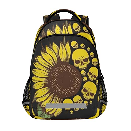 Skull & Sunflowers