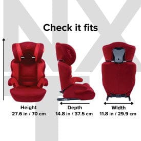 Diono Monterey XT Latch Booster Car Seat - High Back Booster for Big Kids 3-12 Years (25-120 lbs) | Side Impact Protection | Easy Installation for Safe Family Travel & School Commute