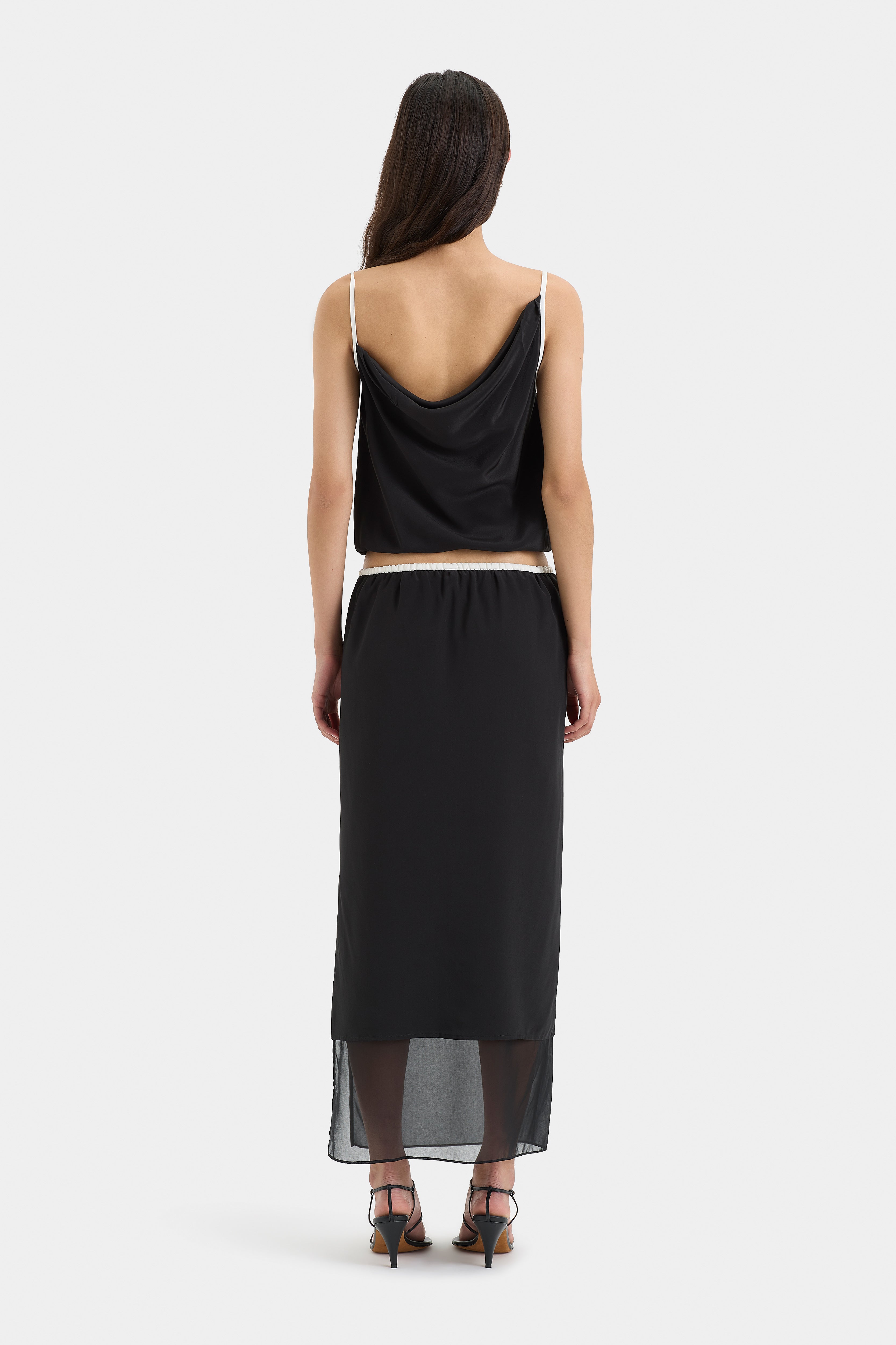 Adrienne Women's Midi Skirt - Flowy A-Line Knee-Length Skirt for Casual & Office Wear | Perfect for Work, Date Night & Summer Outfits