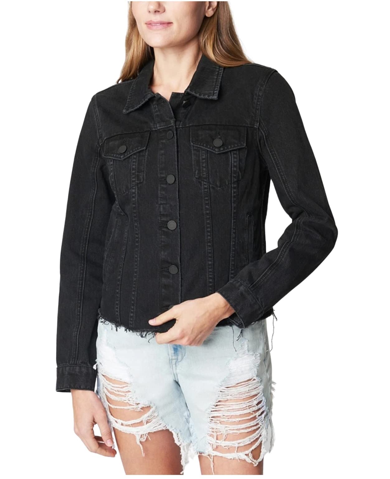 BLANKNYC Women's Faux Leather Moto Jacket - Stylish & Comfortable Outerwear for Casual Wear, Night Out, and Fall Fashion