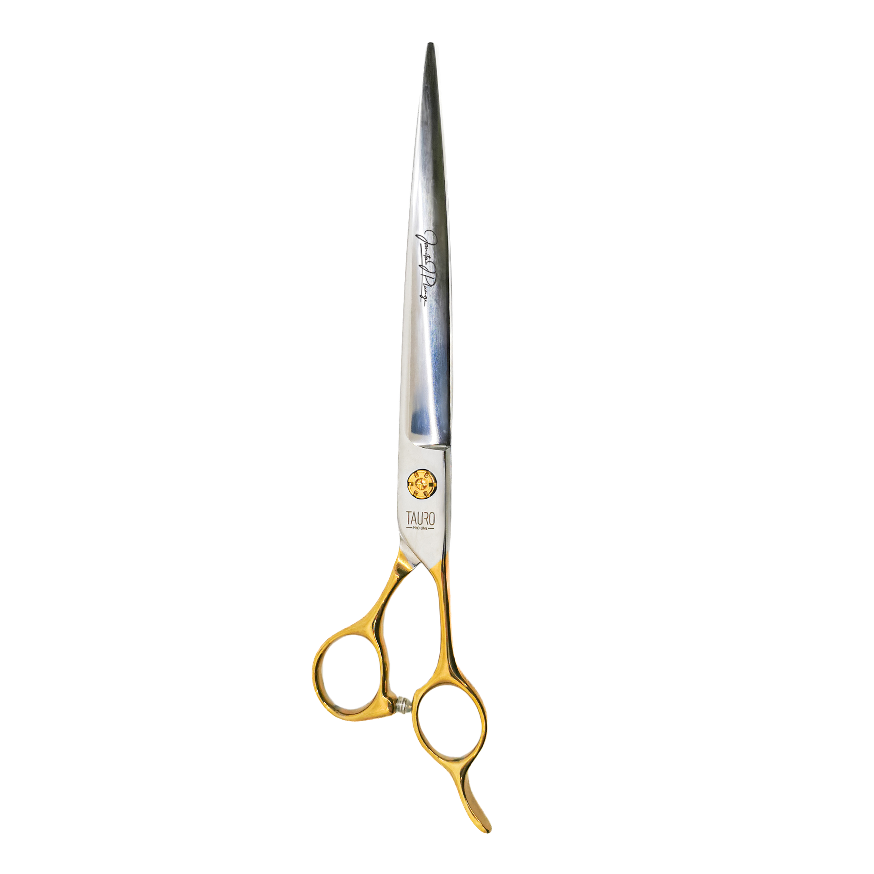 Tauro Pro Line Janita Stainless Steel Professional Shears - Ultra Sharp Straight Cutting Scissors for Right Handed Users - Perfect for Hairdressing, Sewing & Craft Projects