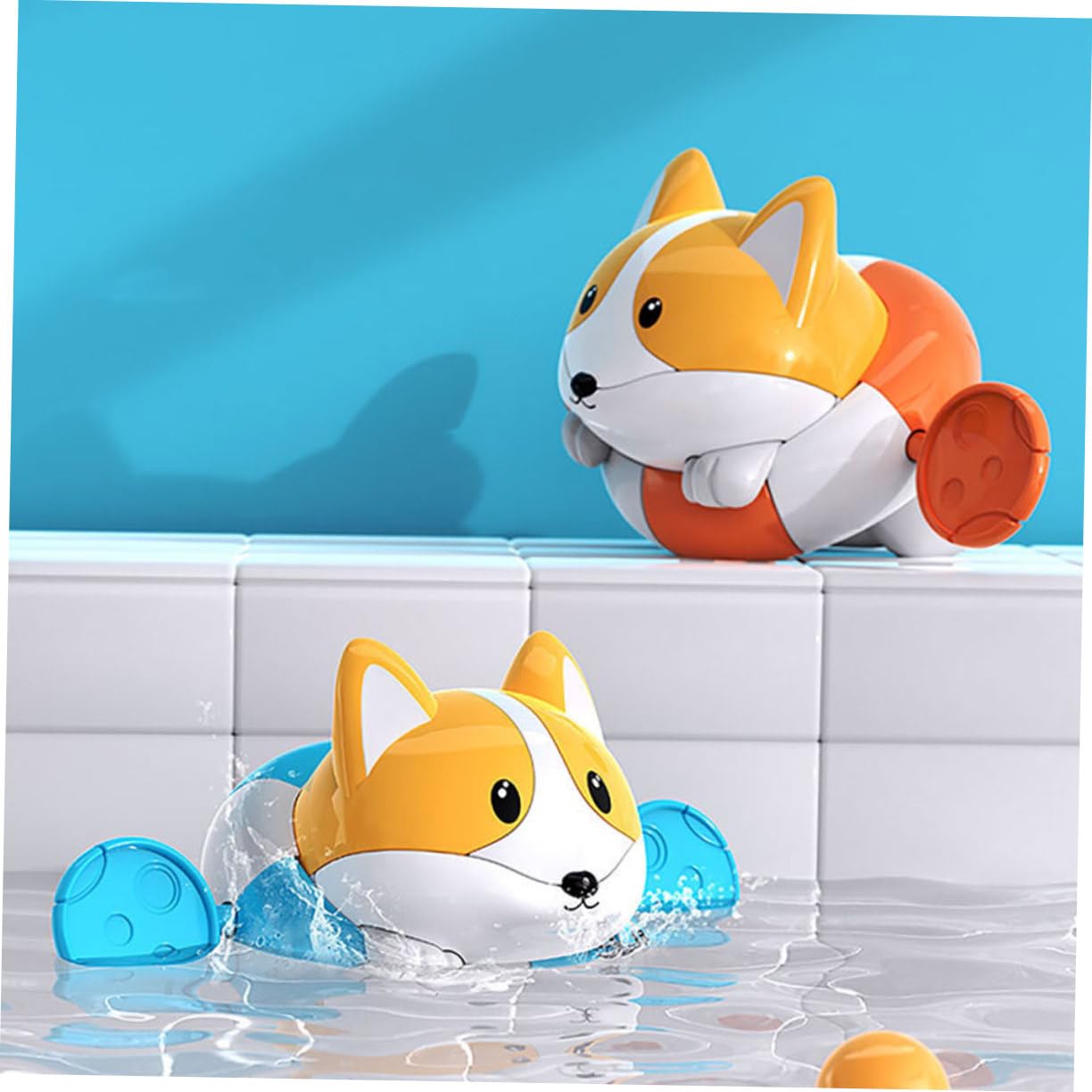 HAWILLOSCH 1pc Animal Water Play Toy for Kids - Fun Bath & Swimming Pool Toys, Durable Plastic Floating Animals for Toddlers (Perfect for Bathtime, Pool Parties & Outdoor Water Play)