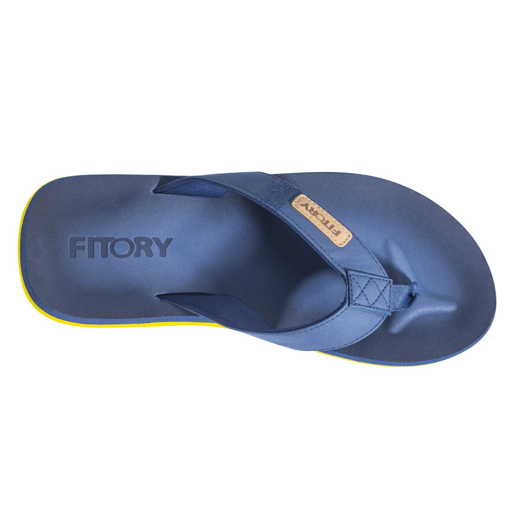 FITORY Men's Flip Flops - Comfortable Thong Sandals for Beach, Pool & Summer - Sizes 6-15 - Lightweight & Durable Slippers for Outdoor, Travel & Casual Wear