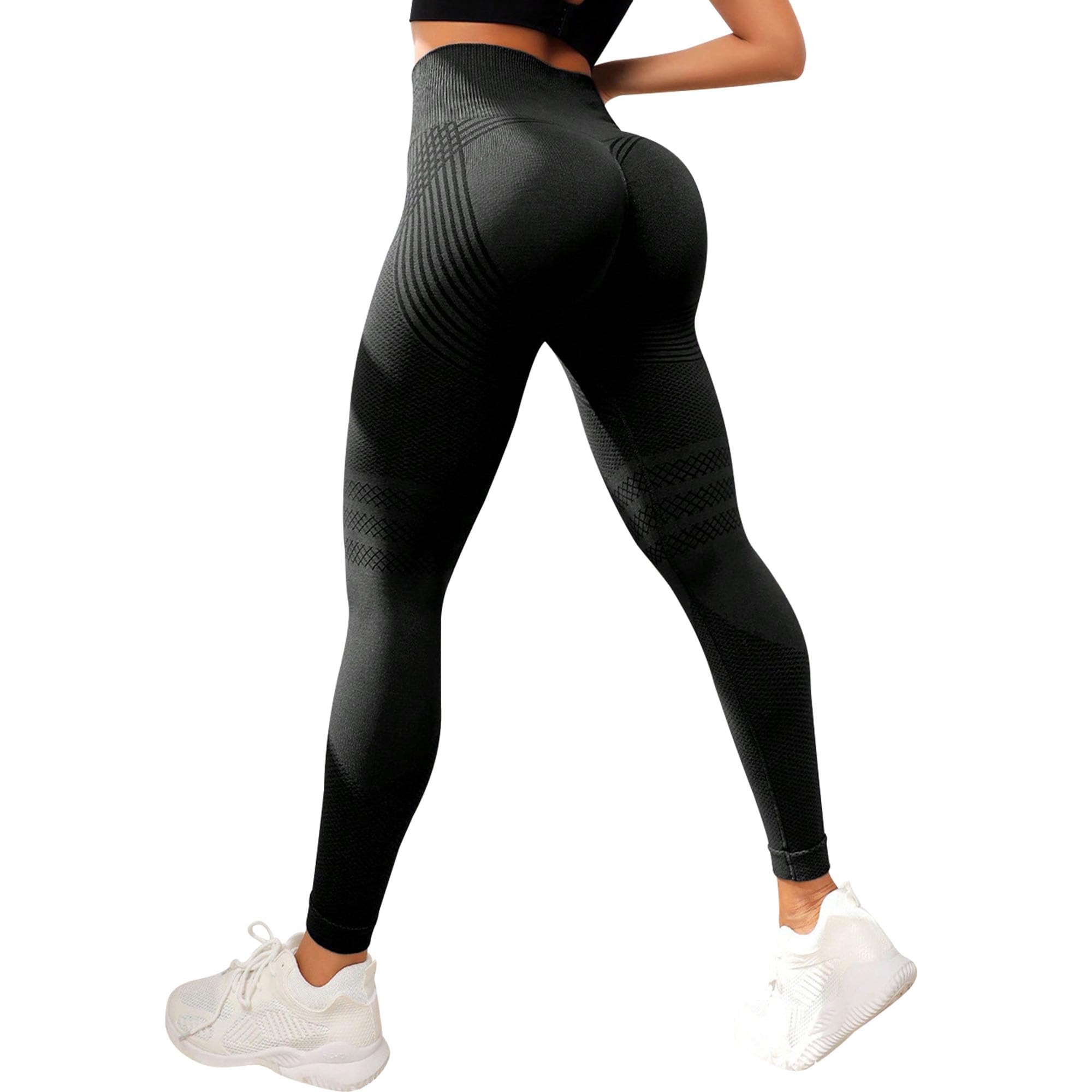 INSTINNCT Women's High Waisted Leggings - Scrunch Butt Lifting Yoga Pants for Workout, Gym & Running - Tummy Control Activewear (Perfect for Yoga, Pilates & Lounge Wear)