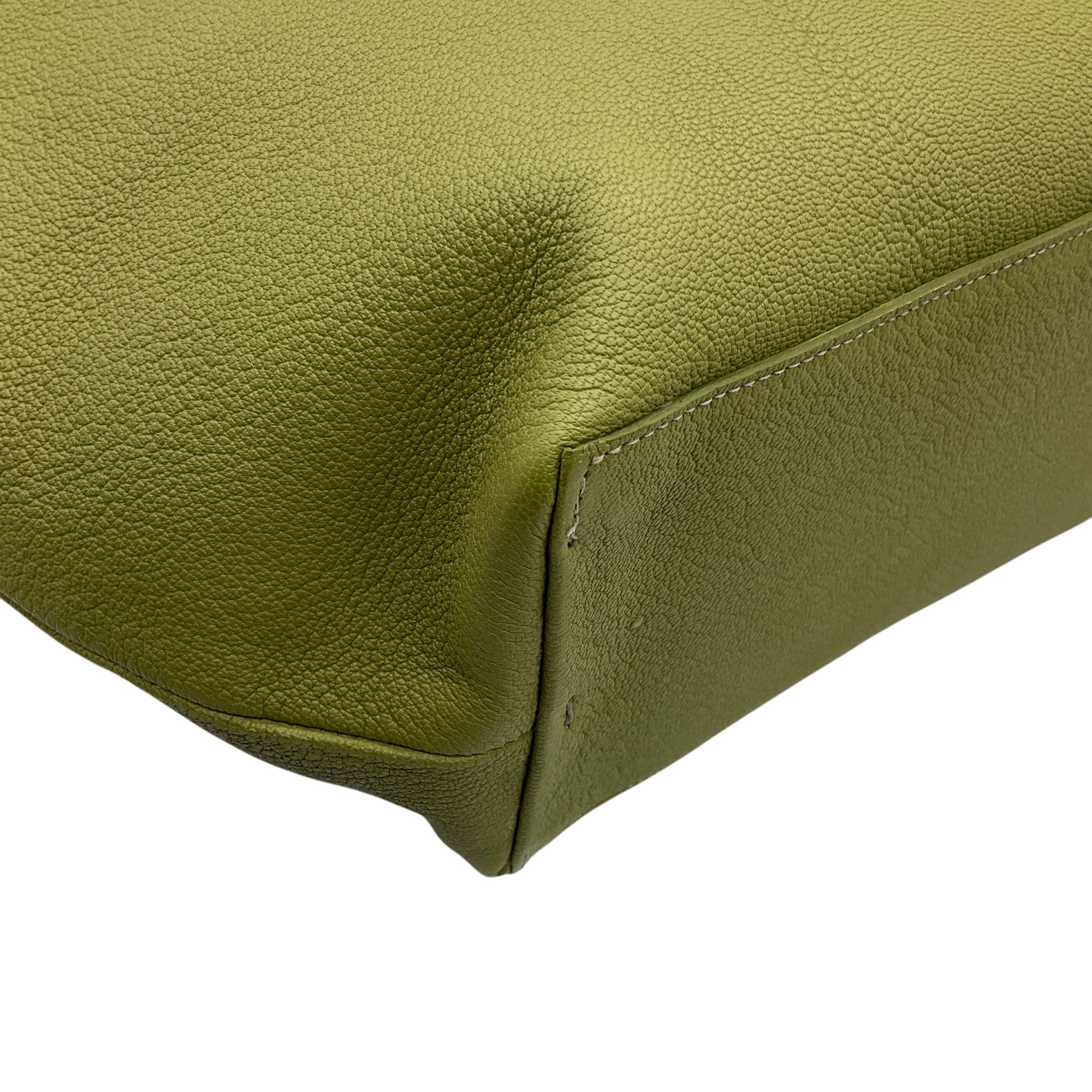 Henry Beguelin Genuine Green Leather Medium Jar Bag - Stylish Handbag for Women, Perfect for Work, Travel & Everyday Use