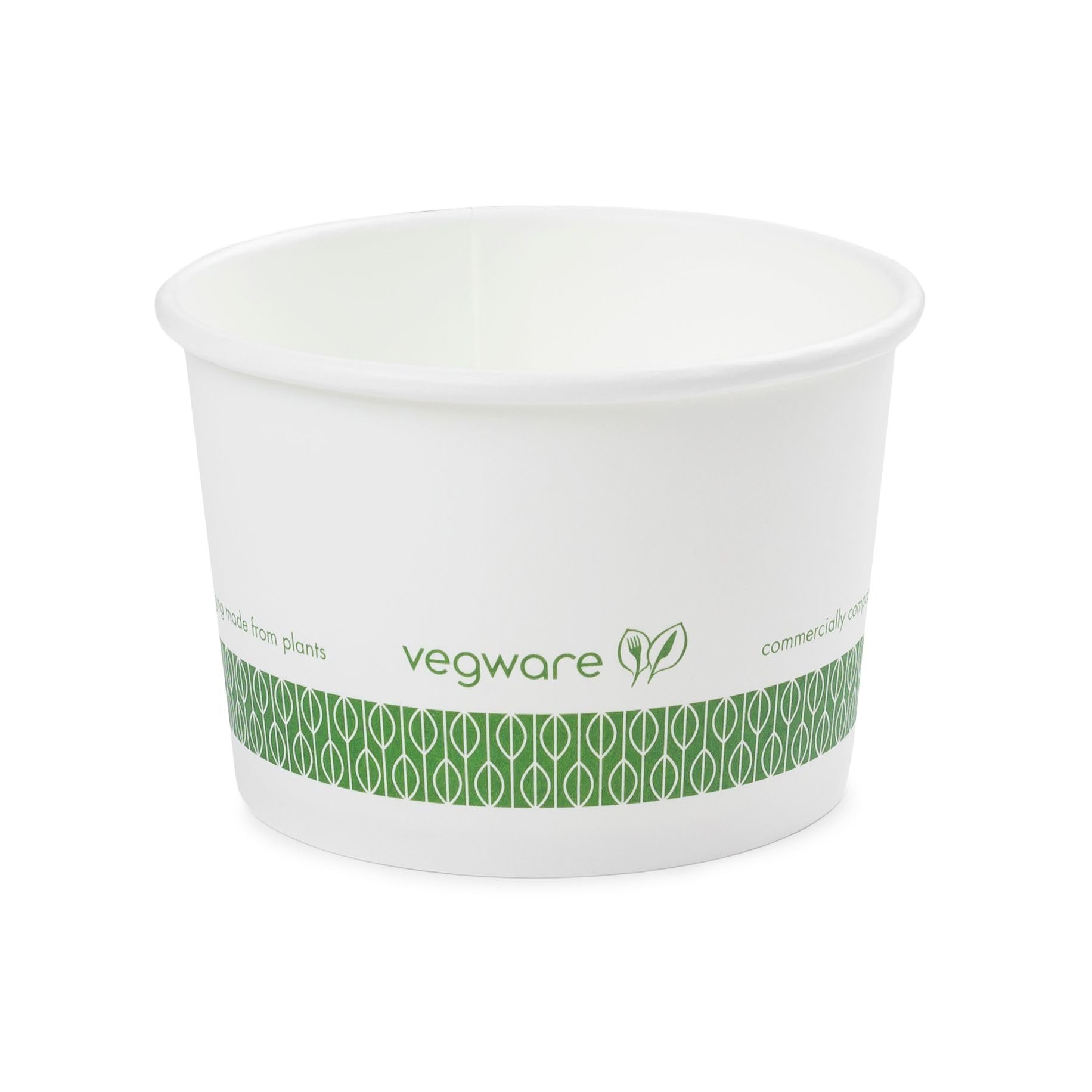 Eco-Friendly 8oz Compostable PLA Lined Paper Bowls - 1000 Count Disposable White Round Food Containers for Ice Cream, Soup & Desserts | Plant-Based & Biodegradable | Compatible with 90-Series Lids | Perfect for Restaurants, Cafes & Catering Events