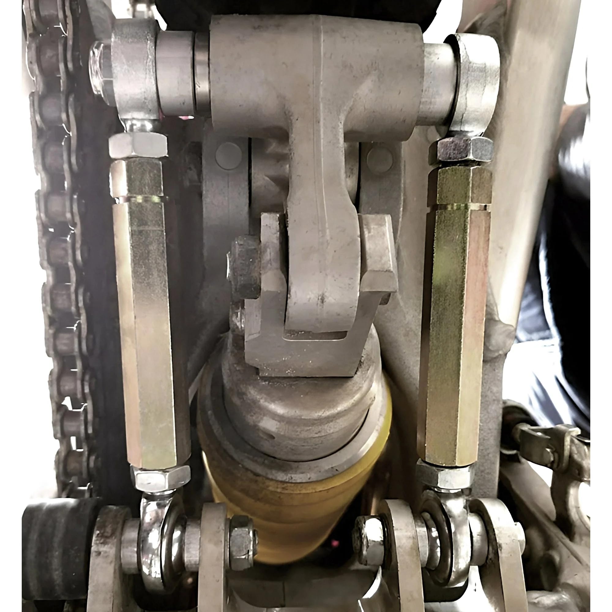 Ninja 250 1986-2007 Motorcycle Lowering Kit - Adjustable Rear Links & Front Lowering Combo for Kawasaki - Perfect for Short Riders and Custom Bike Builds