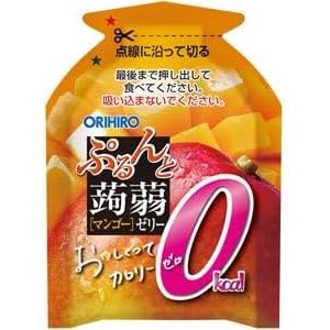Orihiro 0 Calorie Bite-Sized Fruit Konjac Jelly Assortment - 432g Pack | Low-Sugar Healthy Snack for Weight Loss, Keto Diet & On-the-Go Energy Boost